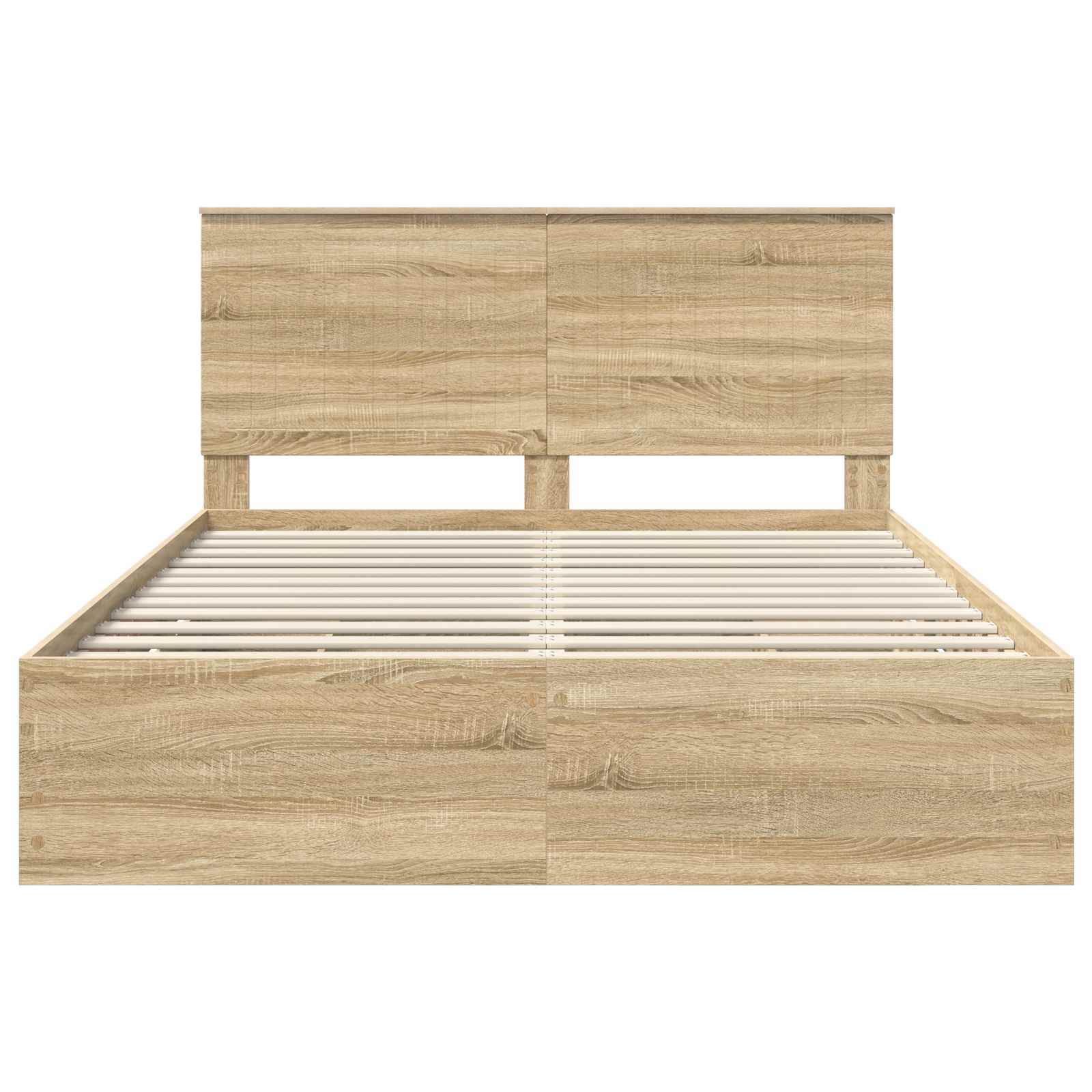 Bedframe Met Lade Ingenieurshout 150 x 200 cm Sonoma eiken