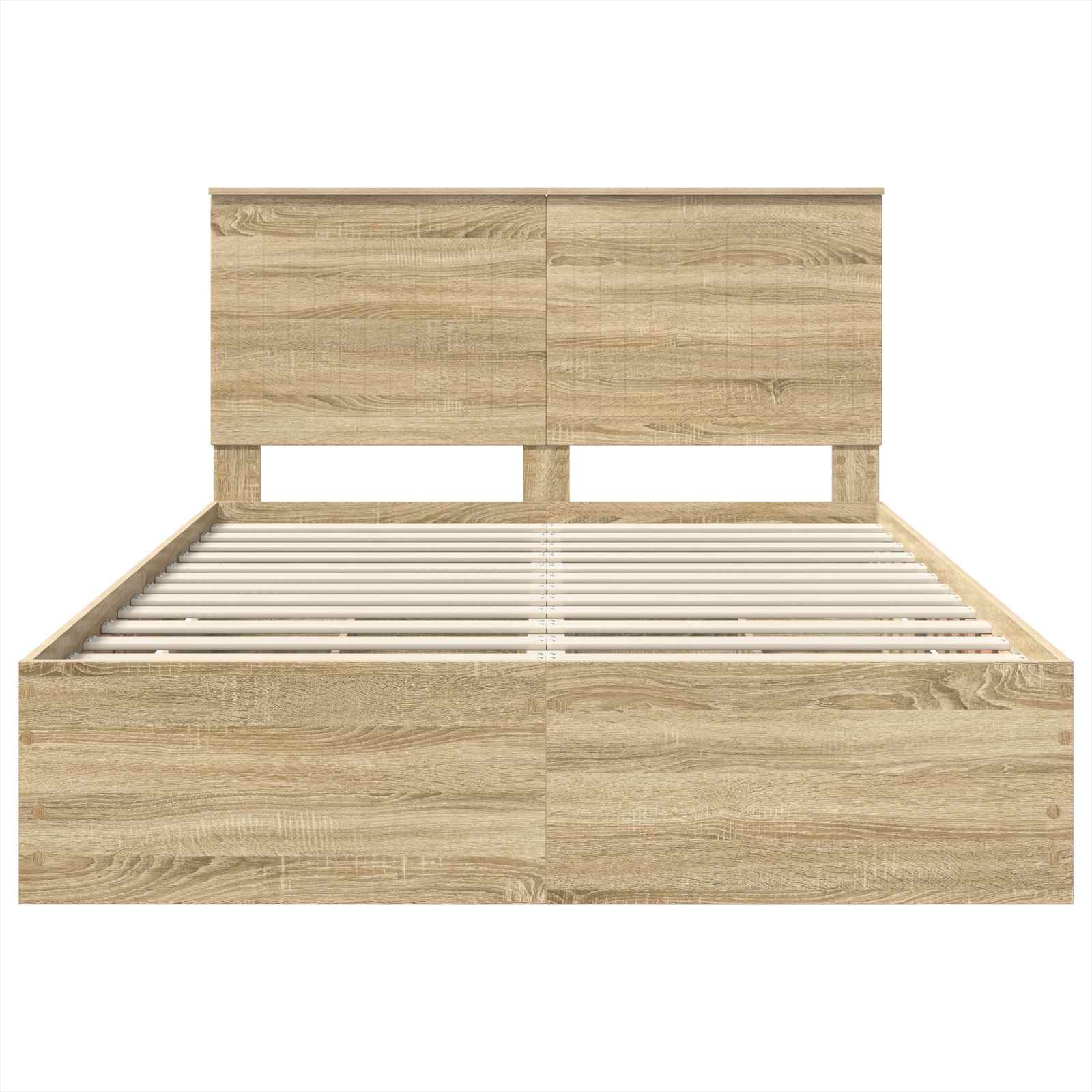 Bedframe Met Lade 140 X 190 Cm Ingenieurshout 140 x 200 cm Sonoma eiken