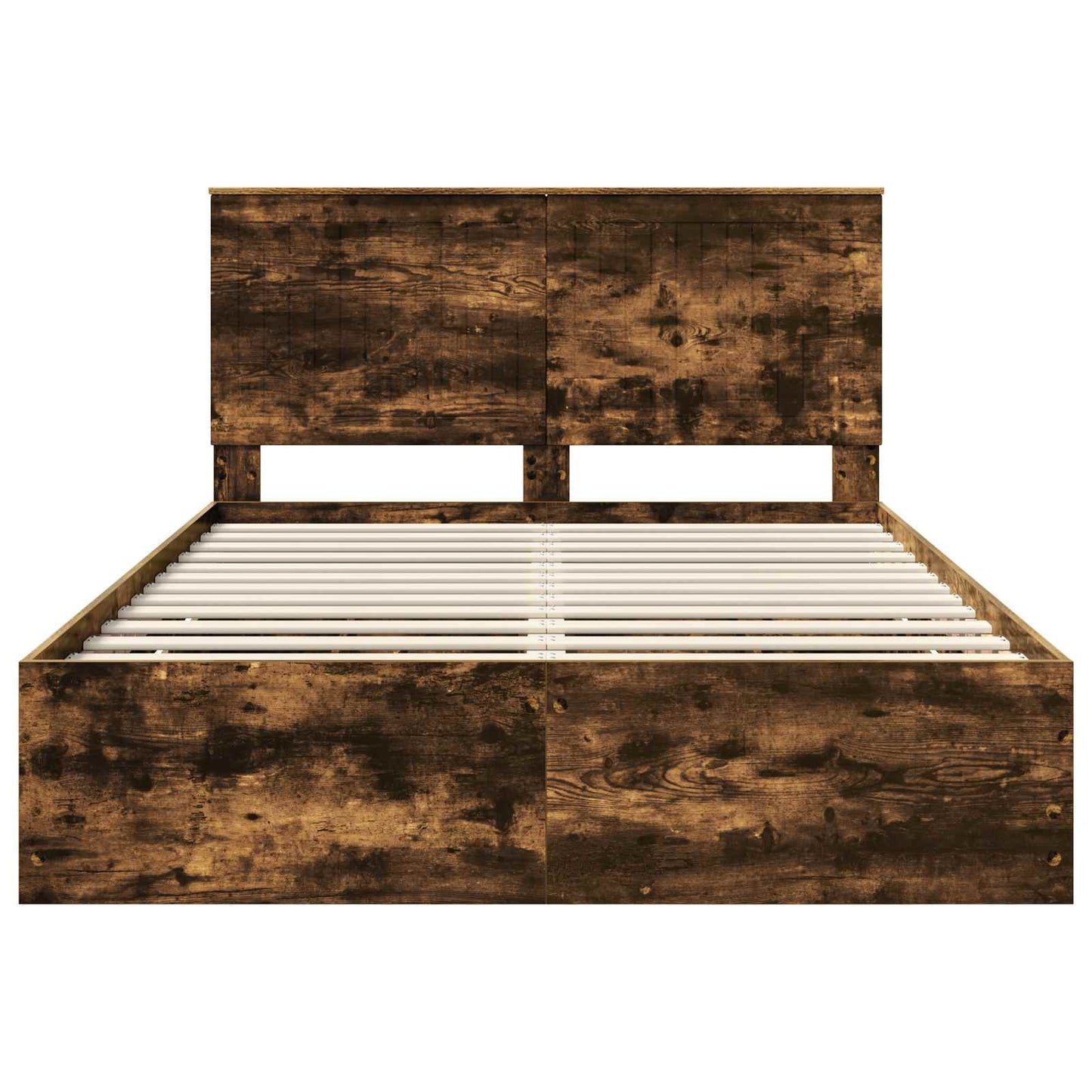 Bedframe Met Lade 140 X 190 Cm Ingenieurshout 140 x 200 cm Gerookt eiken