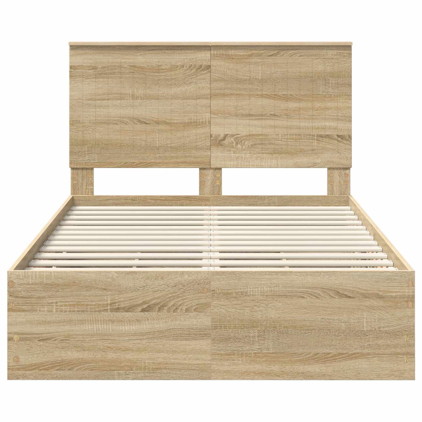 Bedframe Met Lade 120 X 200 Cm Ingenieurshout 120 x 190 cm Sonoma eiken