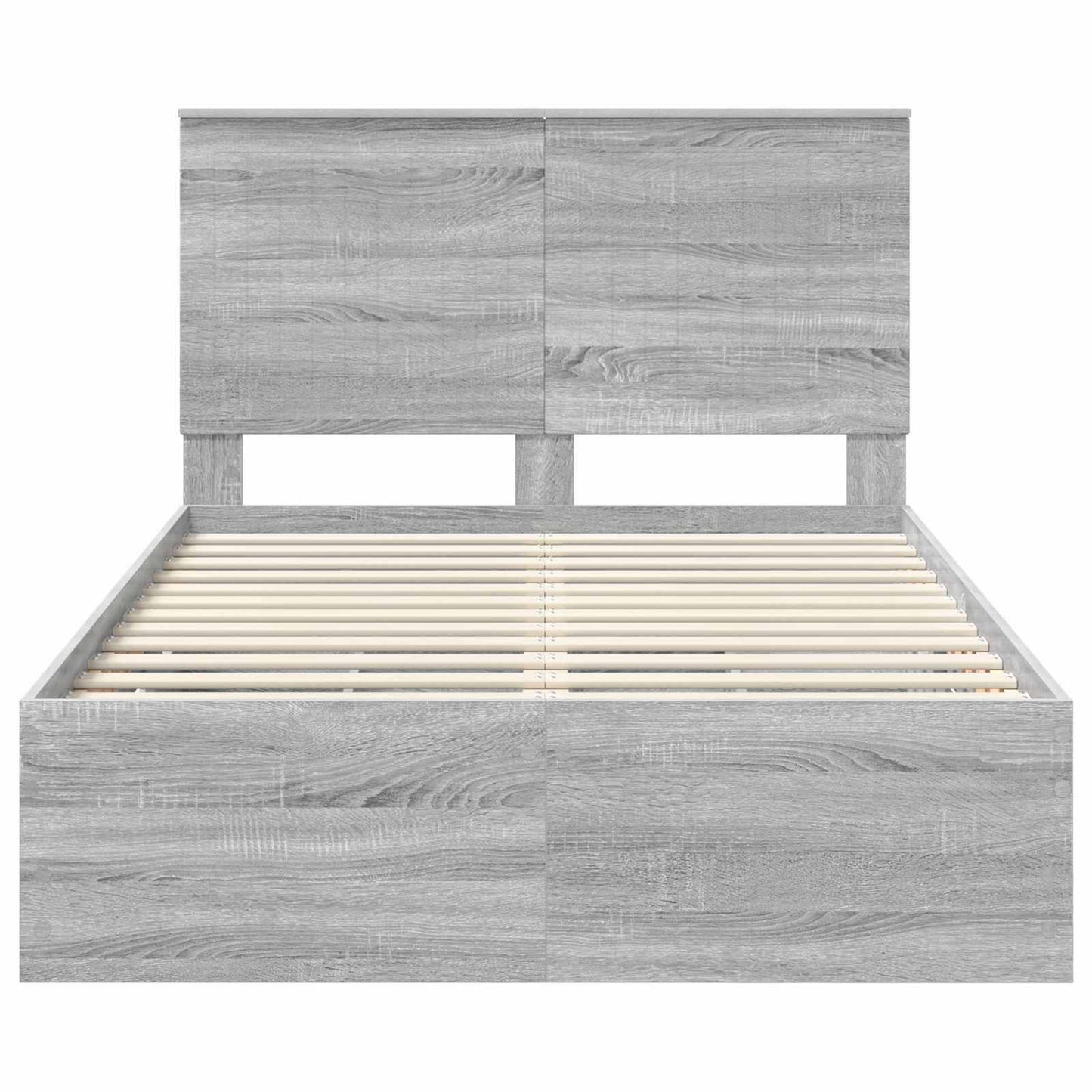 Bedframe Met Lade 120 X 200 Cm Ingenieurshout 120 x 190 cm Grijs sonoma