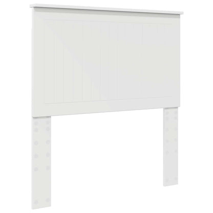 Bedframe Met Lade Met Hoofdeinde 90 X 190 Cm Ingenieurshout 90 x 200 cm Wit