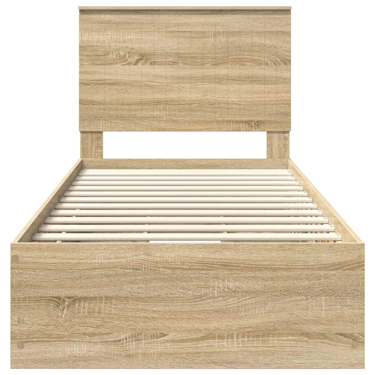 Bedframe Met Lade 90 X 190 Cm Ingenieurshout 90 x 200 cm Sonoma eiken