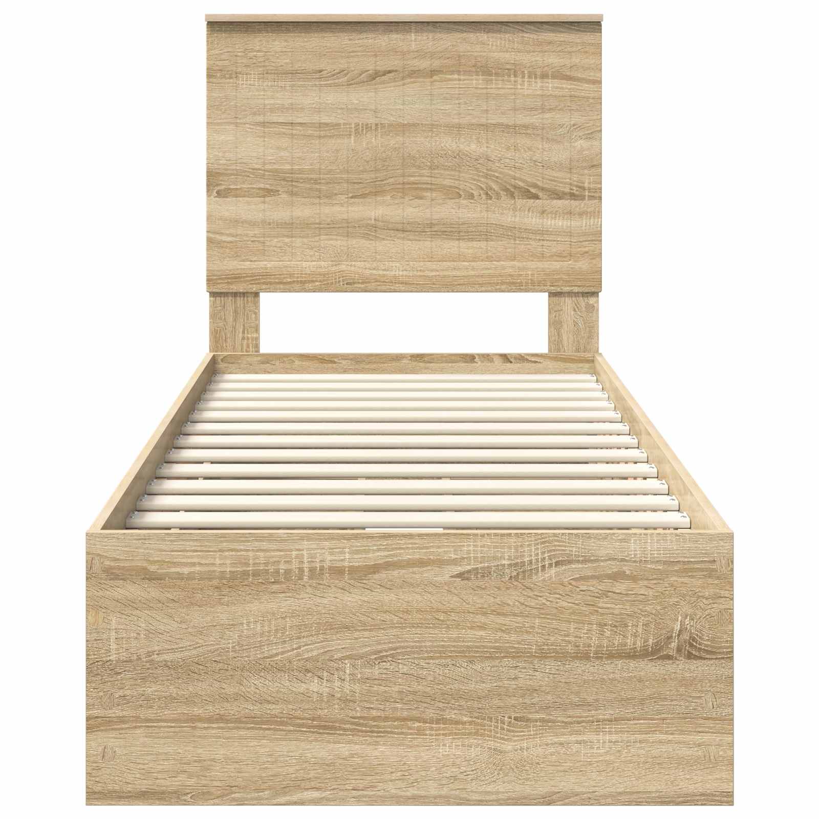 Bedframe Met Lade Ingenieurshout 75 x 190 cm Sonoma eiken