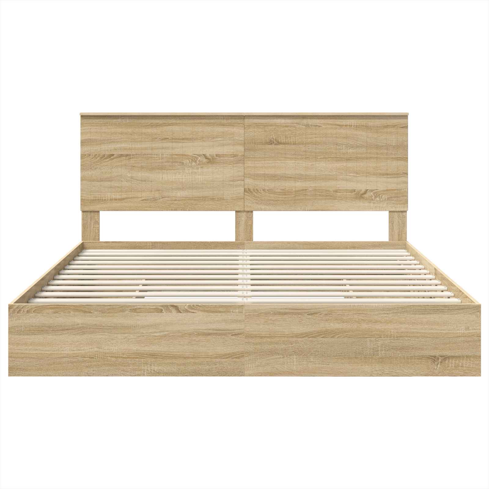 Opslag bed met lade Sonoma Eiken 180 x 200 cm Bewerkt hout