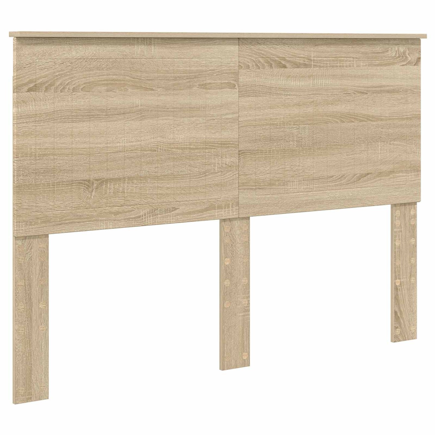 Bedframe met hoofdeinde Sonoma Eiken 140 x 190 cm Bewerkt hout
