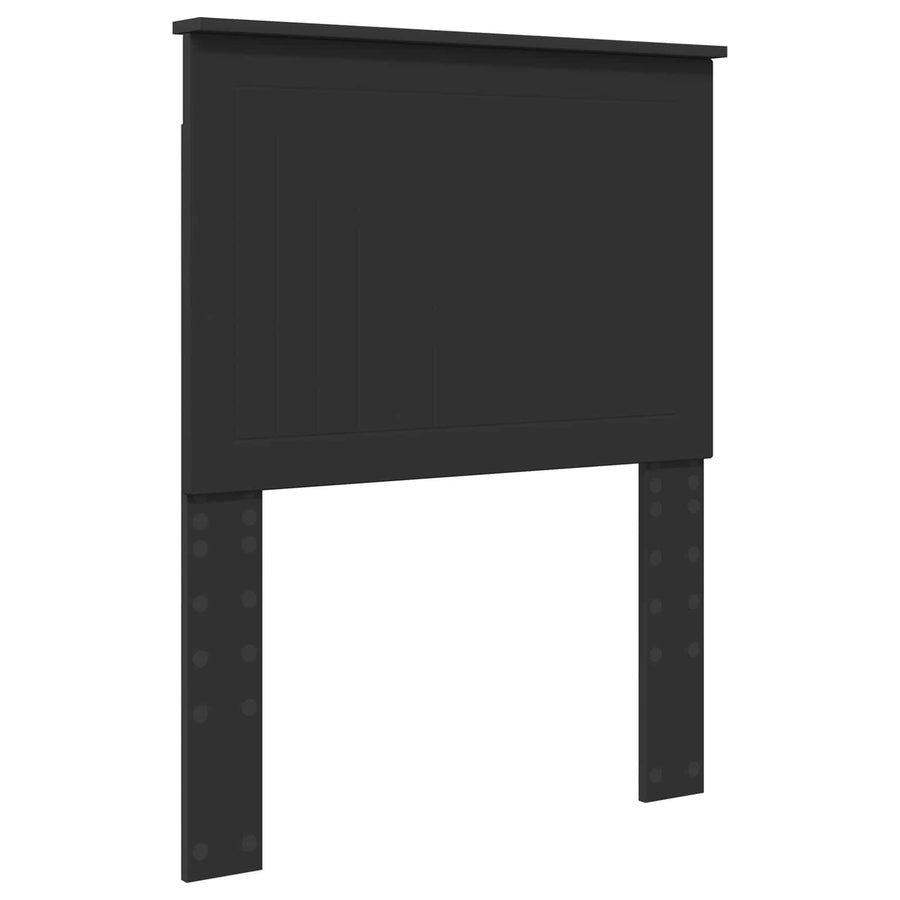 Bedframe met lade Zwart en Zilver 75 x 190 cm Bewerkt hout