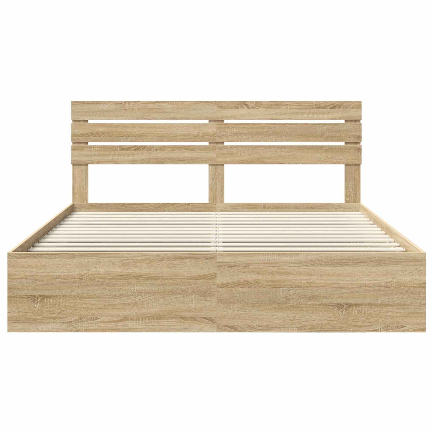 Bedframe met hoofdeinde Sonoma 200 x 200 cm Massief grenenhout
