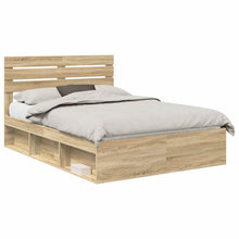 Bedframe met hoofdeinde Sonoma 160 x 200 cm Massief grenenhout