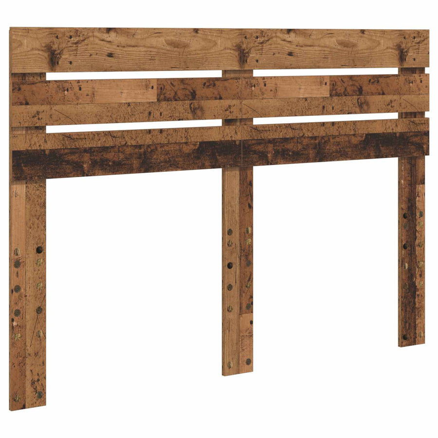 Bedframe met hoofdeinde Oudhout 150 x 200 cm Massief grenenhout