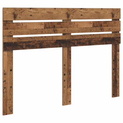 Bedframe met hoofdeinde Oudhout 140 x 190 cm Massief grenenhout