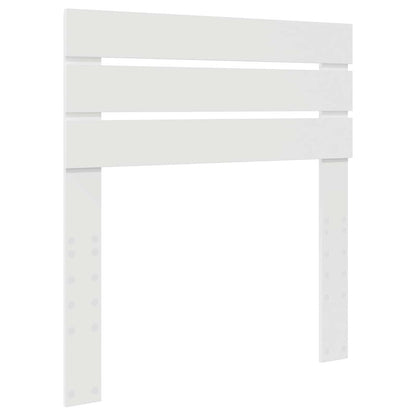 Bedframe met hoofdeinde Wit 90 x 190 cm Massief grenenhout