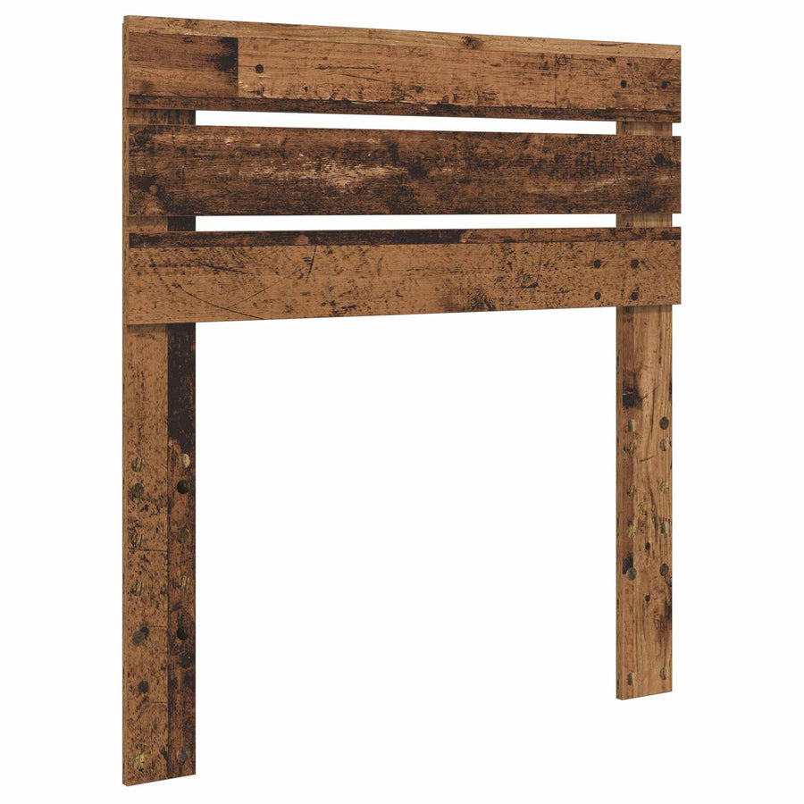 Bedframe met hoofdeinde Oudhout 90 x 190 cm Massief grenenhout