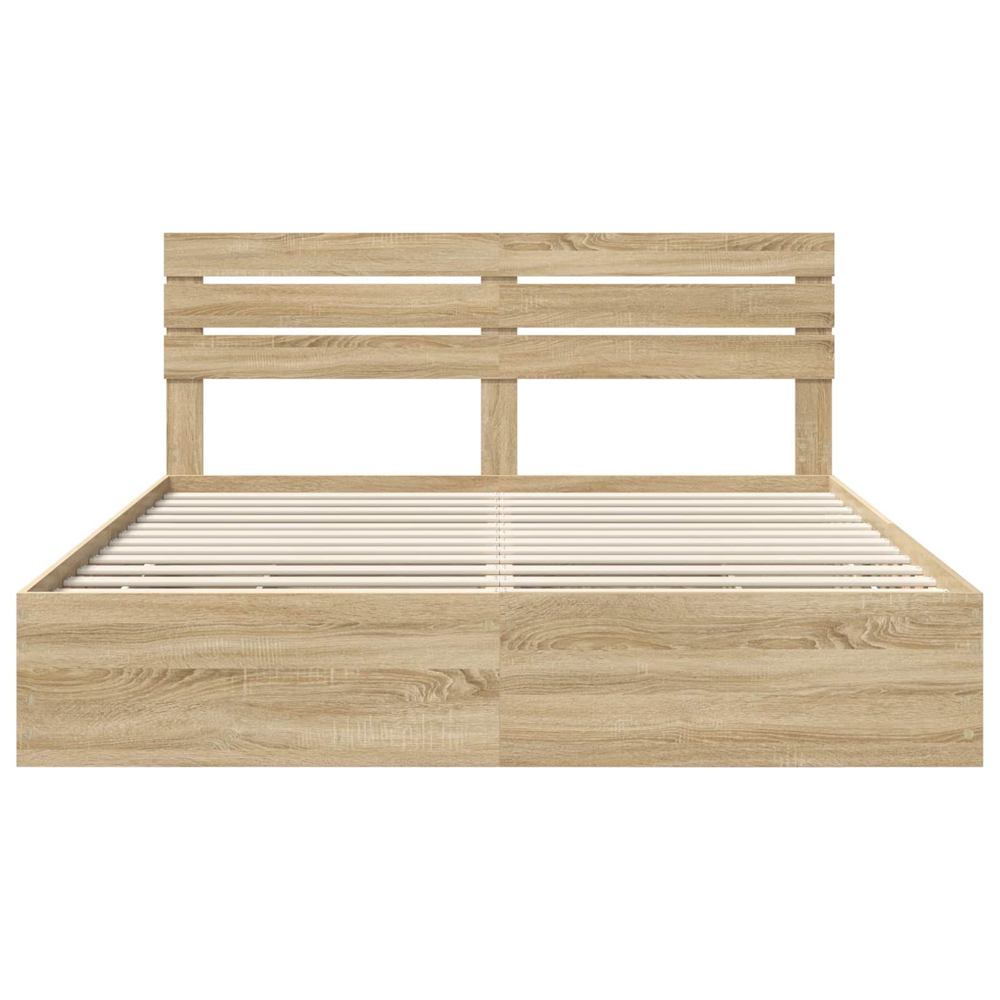 Bedframe met lade Sonoma Eiken 200 x 200 cm Ingenieurshout