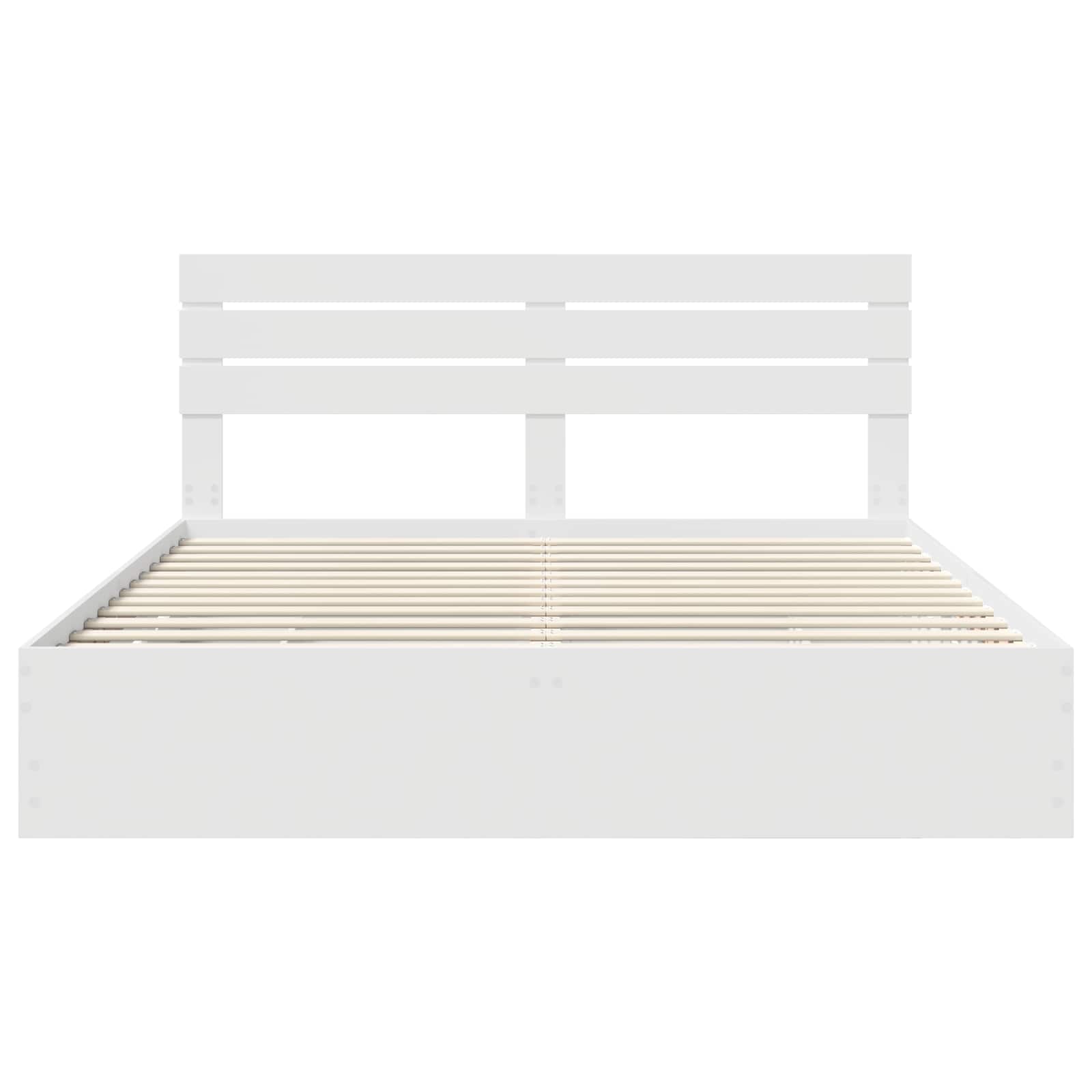 Bedframe met lade met opslag Wit 180 x 200 cm Ingenieurshout