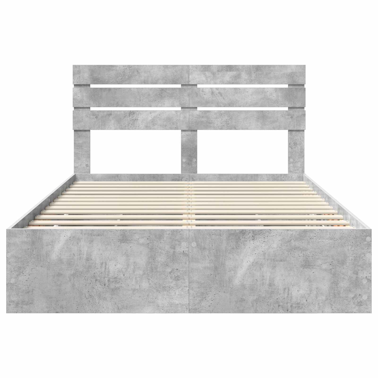 Bedframe met lade Beton Grijs 160 x 200 cm Ingenieurshout