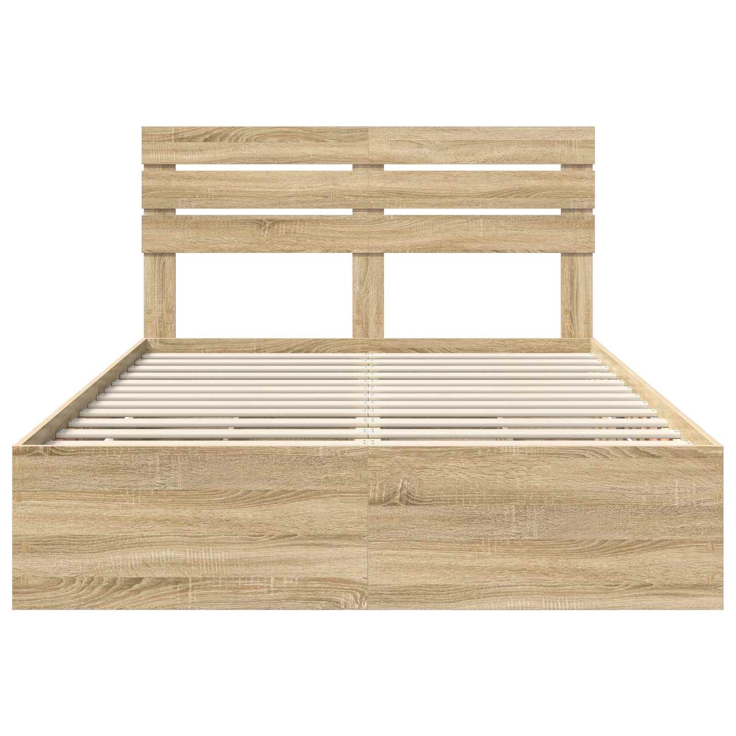 Bedframe met lade Sonoma Eiken 150 x 200 cm Ingenieurshout