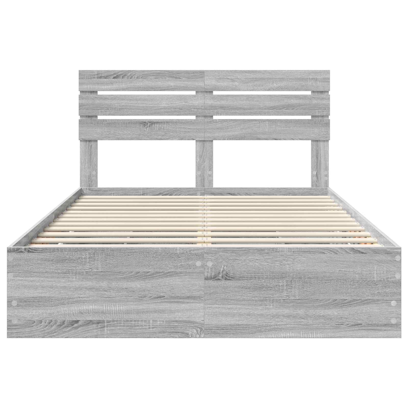 Bedframe met lade Grijs Sonoma 150 x 200 cm Ingenieurshout