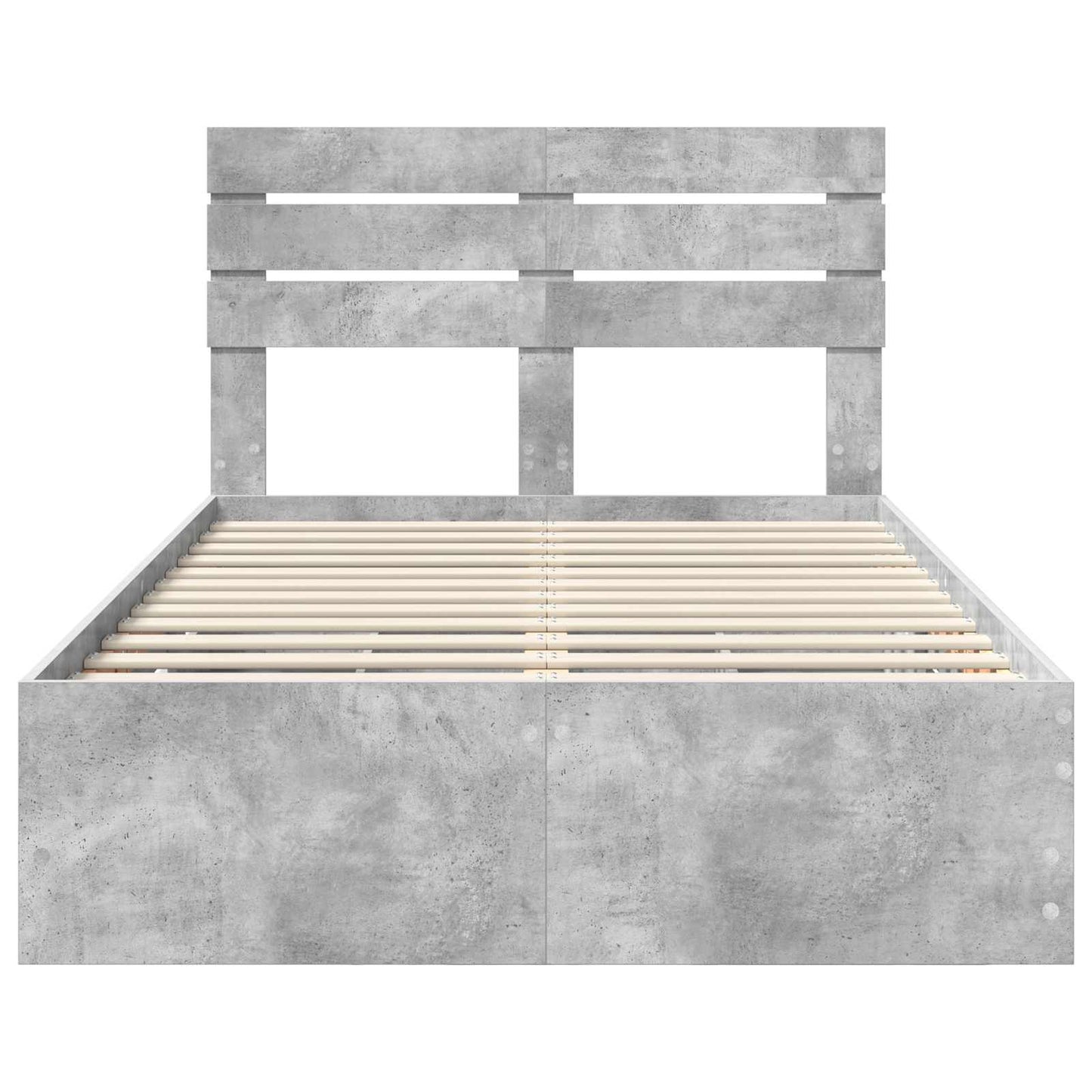 Bedframe met lade Beton Grijs 135 x 190 cm Ingenieurshout