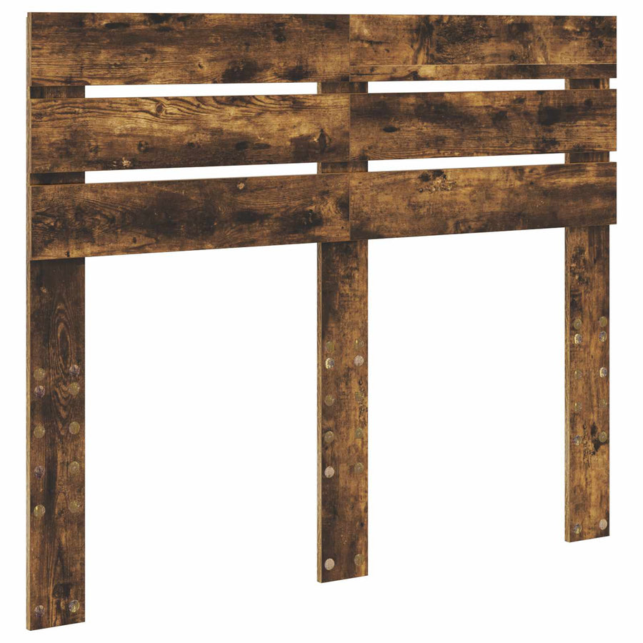 Bedframe met lade Gerookt eiken 120 x 190 cm Ingenieurshout