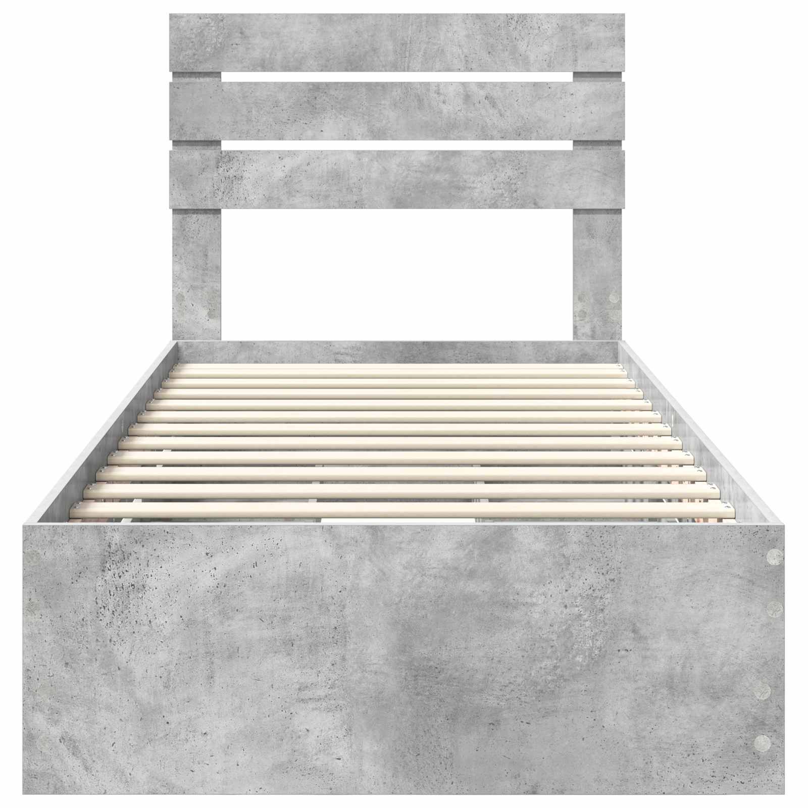 Bedframe met lade Beton Grijs 90 x 200 cm Ingenieurshout