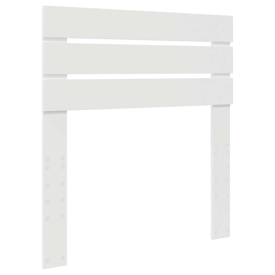Bedframe met lade met hoofdeinde Wit 75 x 190 cm Ingenieurshout