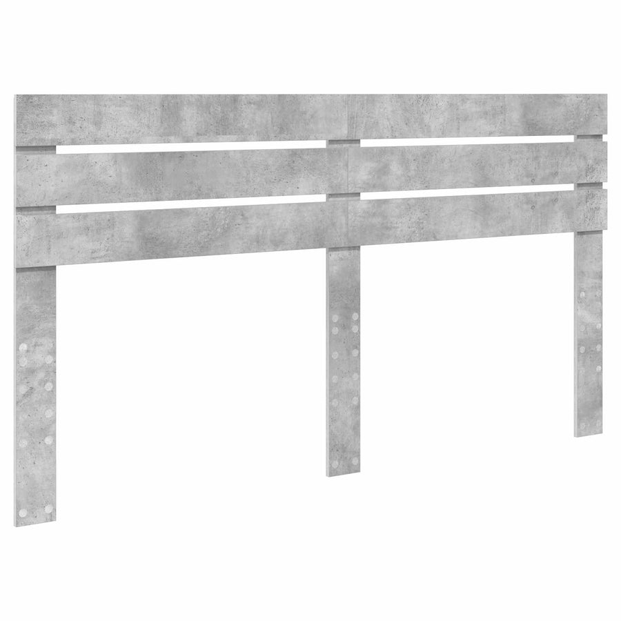 Bedframe met lade Beton Grijs 200 x 200 cm Bewerkt hout