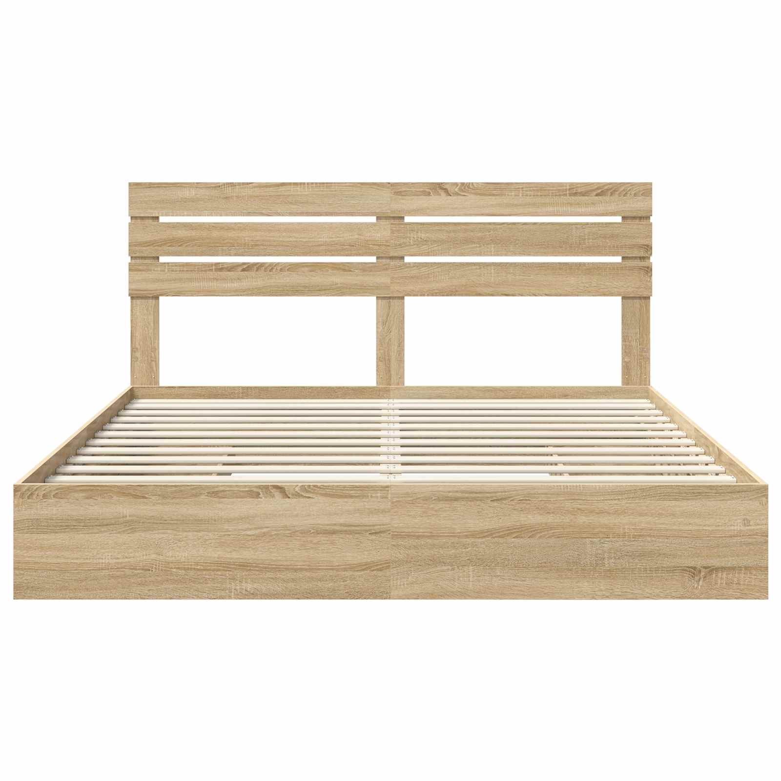 Opslag bed met lade Sonoma Eiken 180 x 200 cm Bewerkt hout