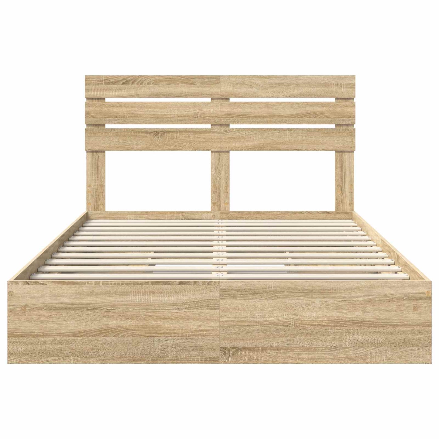 Bedframe met lade Sonoma Eiken 150 x 200 cm Bewerkt hout