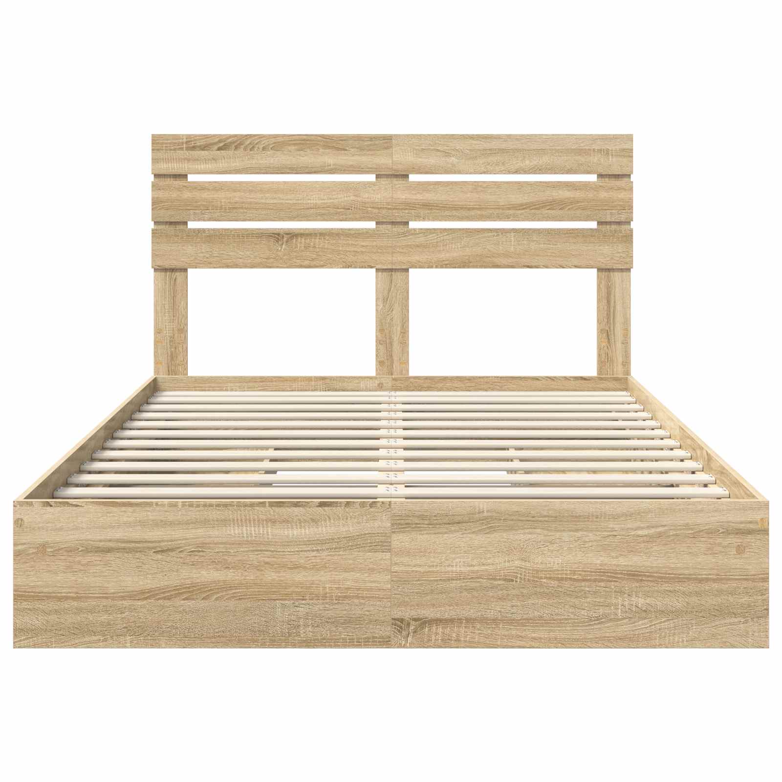 Bedframe met lade Sonoma Eiken 150 x 200 cm Bewerkt hout