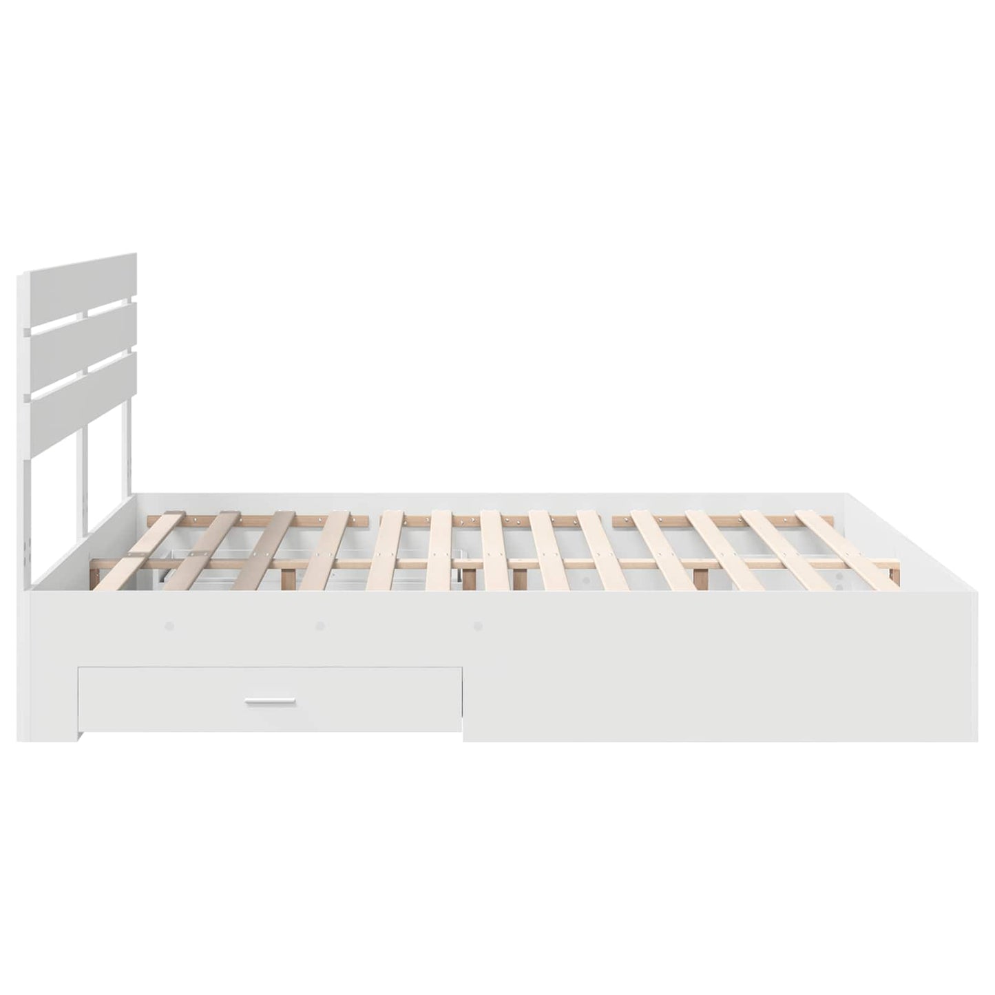 Bedframe met lade met hoofdeinde met opslag Bewerkt hout