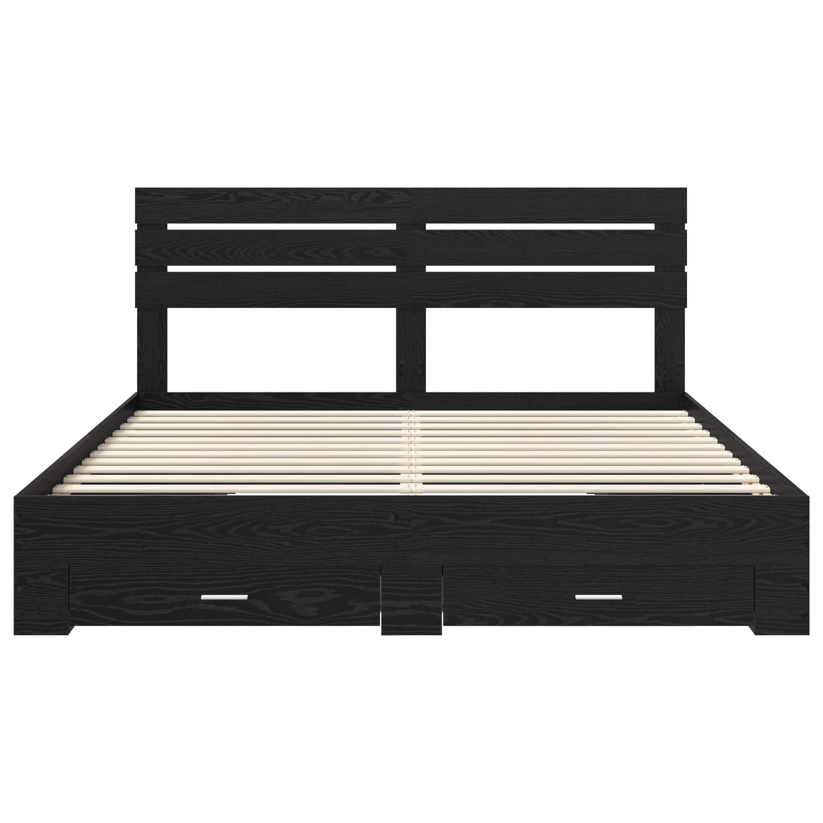 Bedframe met lade met hoofdeinde met opslag Bewerkt hout
