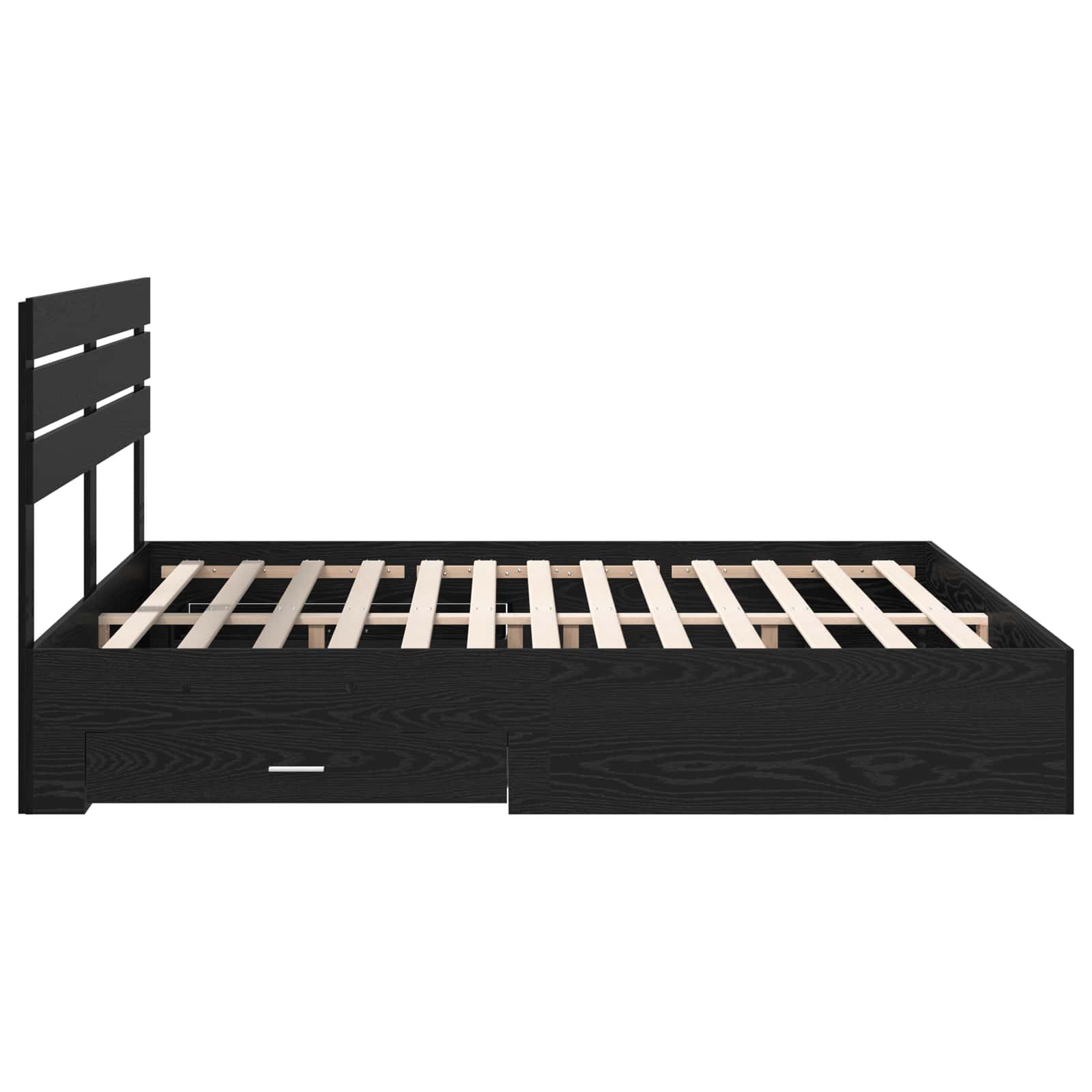 Bedframe met lade met hoofdeinde met opslag Bewerkt hout