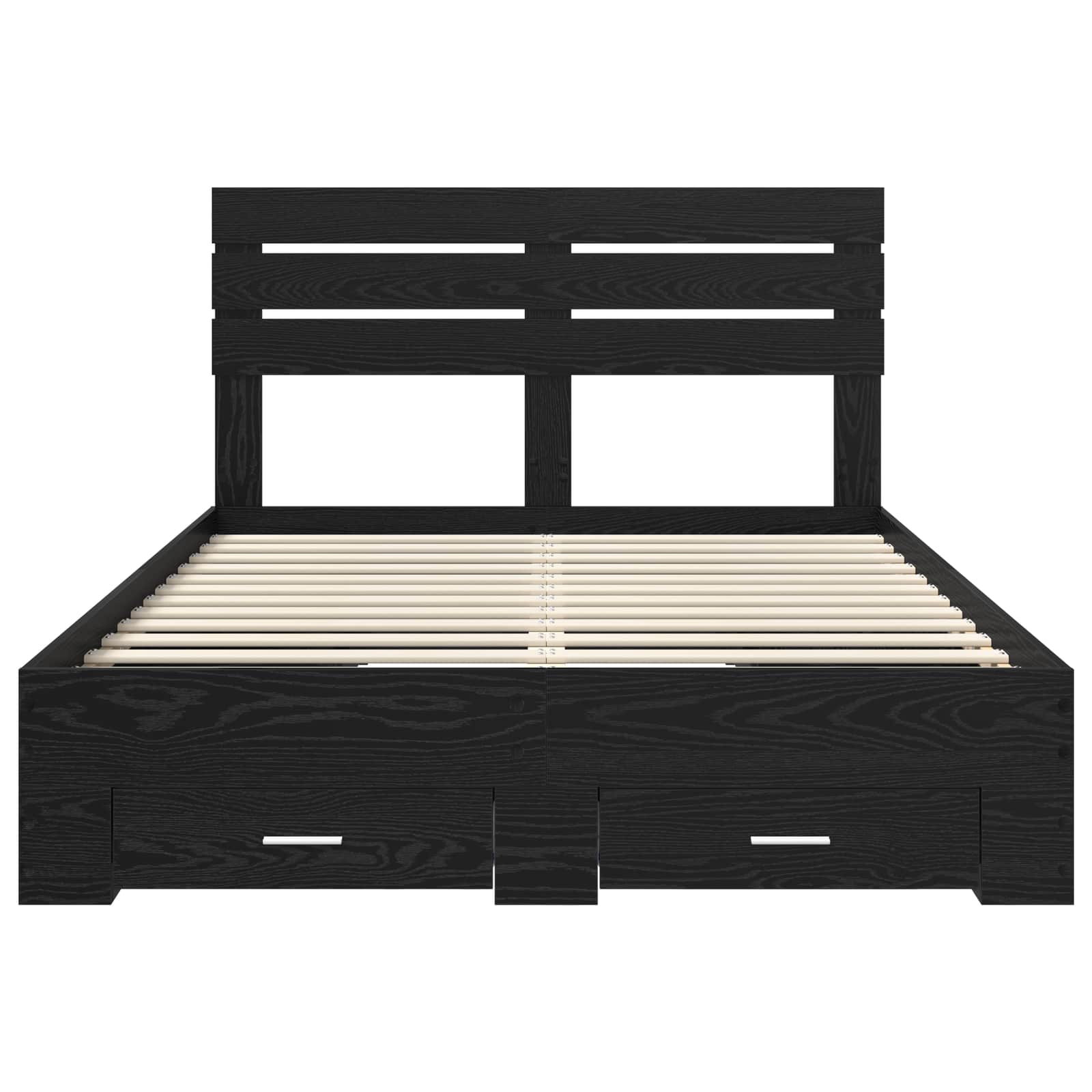 Bedframe met lade met hoofdeinde met opslag Bewerkt hout