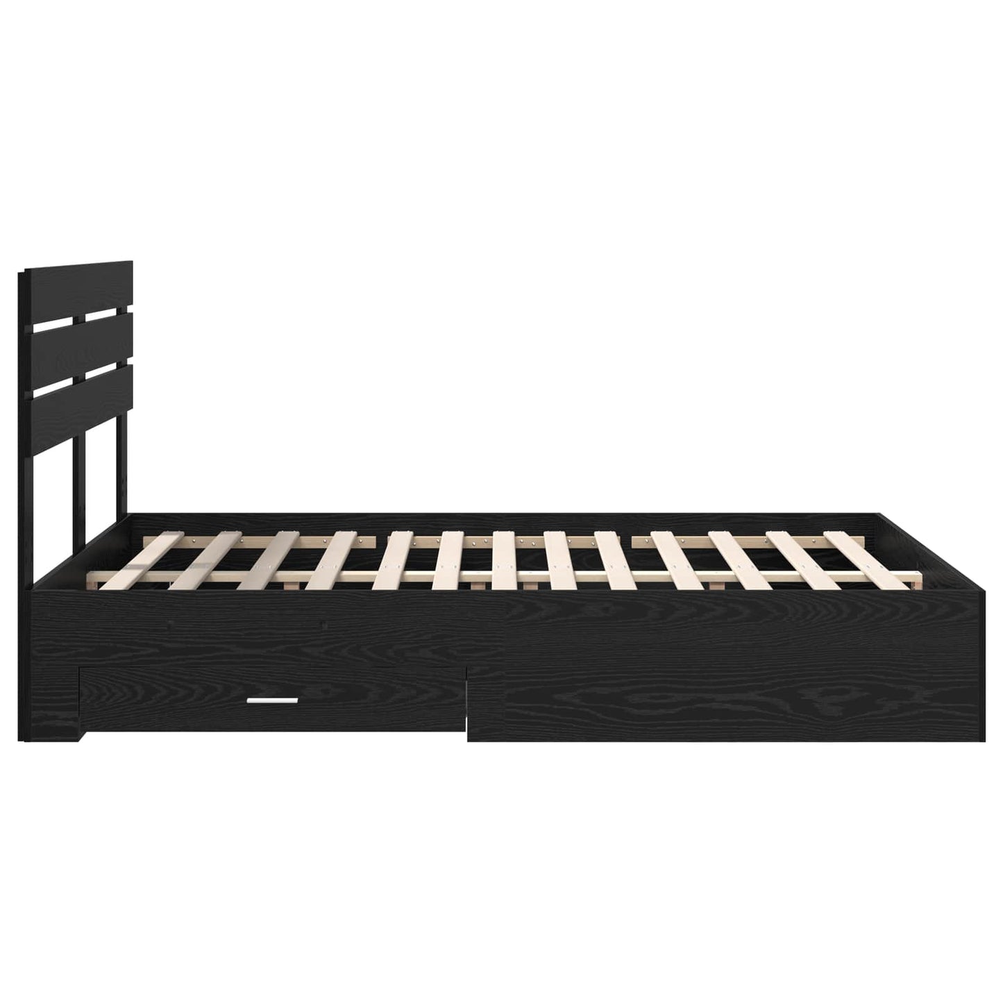 Bedframe met lade met hoofdeinde met opslag Bewerkt hout