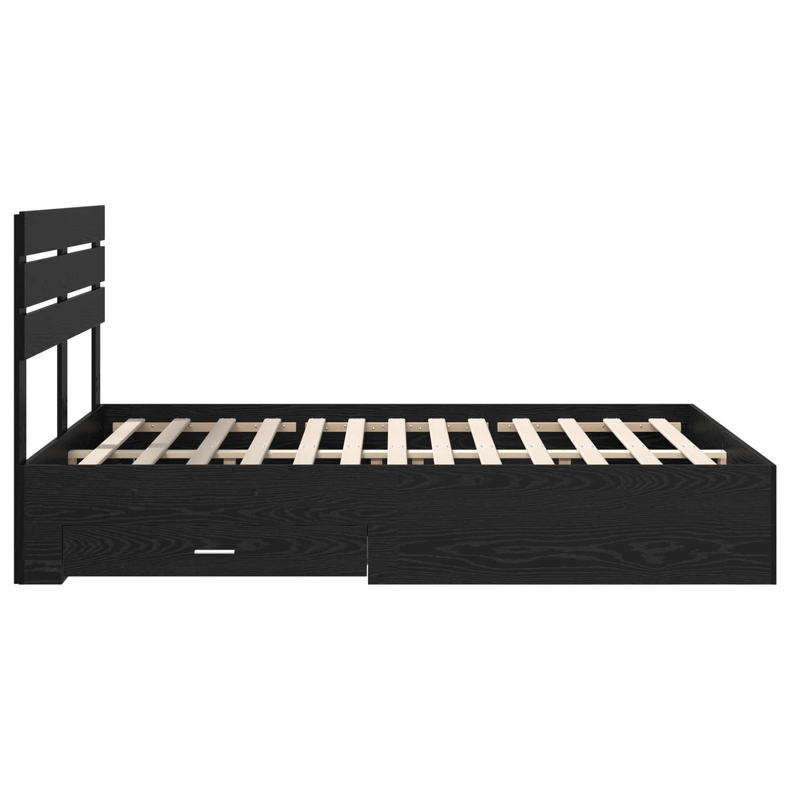 Bedframe met lade met hoofdeinde met opslag Bewerkt hout