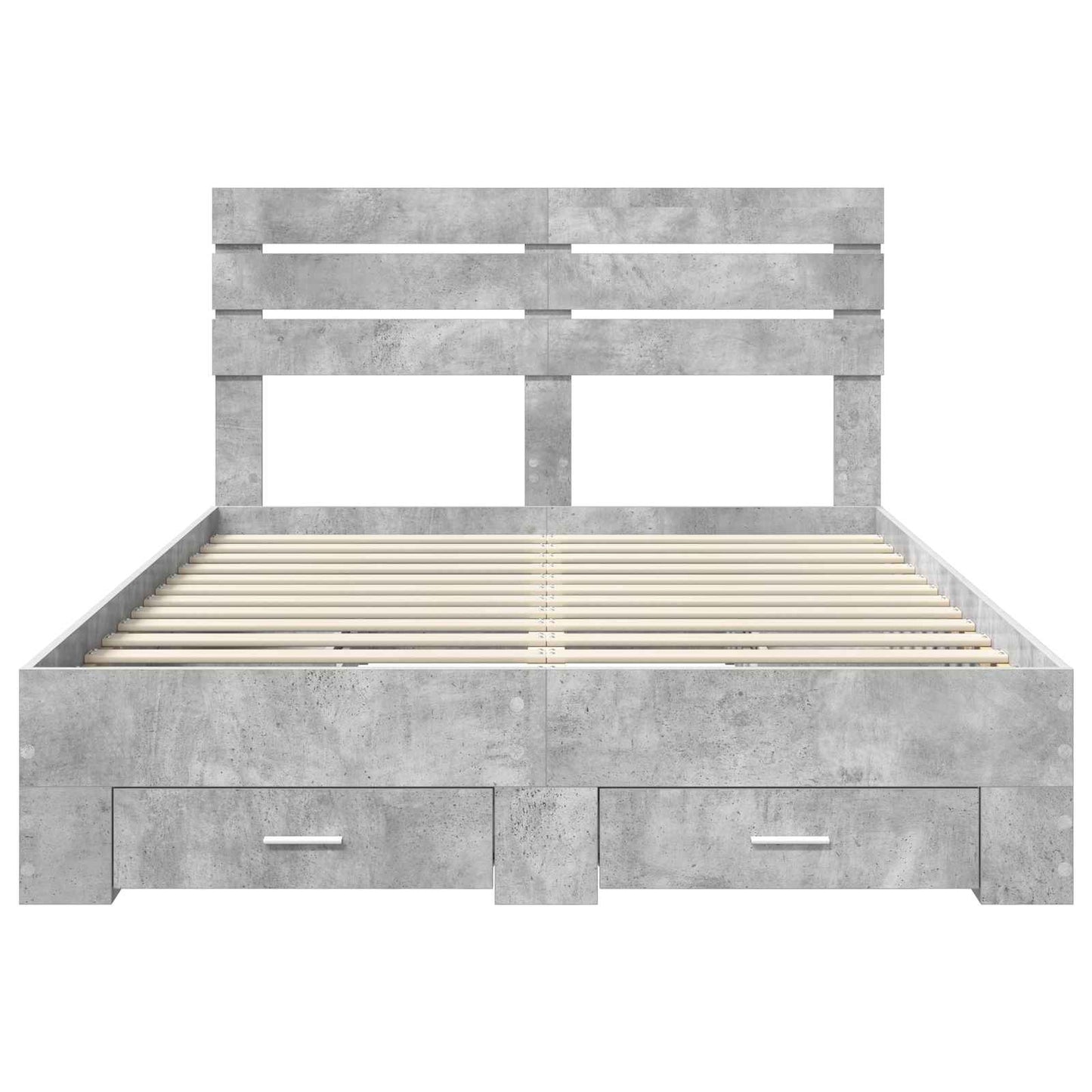 Bedframe met lade met hoofdeinde met opslag Bewerkt hout