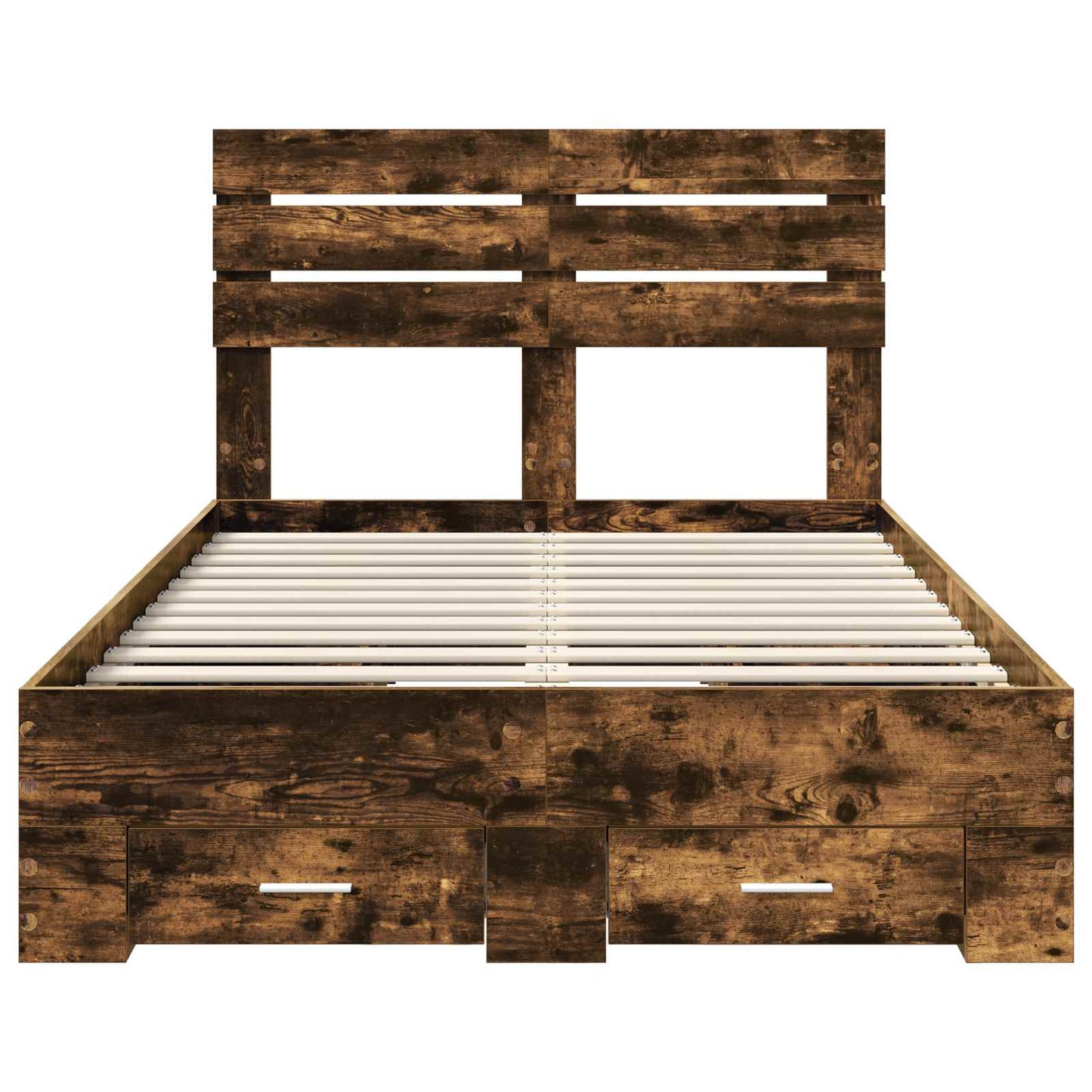 Bedframe met lade met hoofdeinde met opslag Bewerkt hout