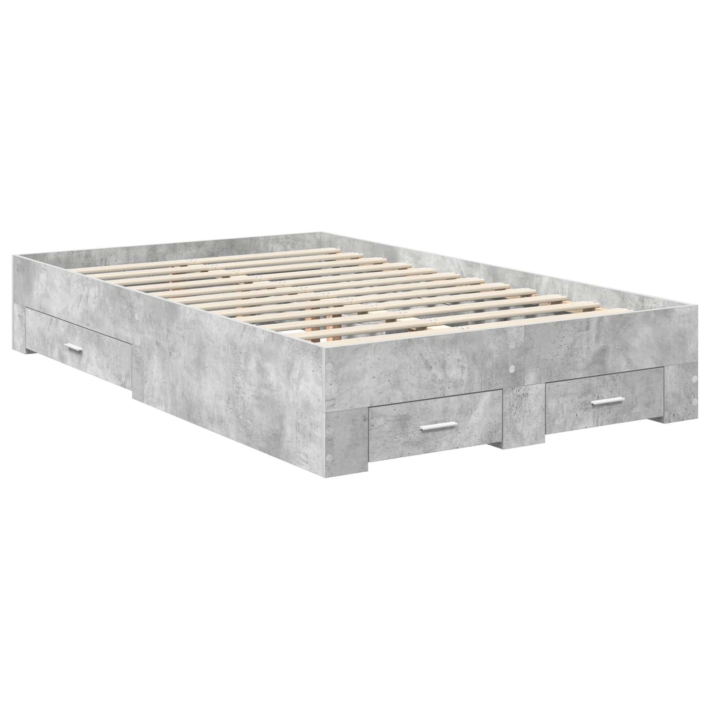 Bedframe met lade met hoofdeinde met opslag Bewerkt hout