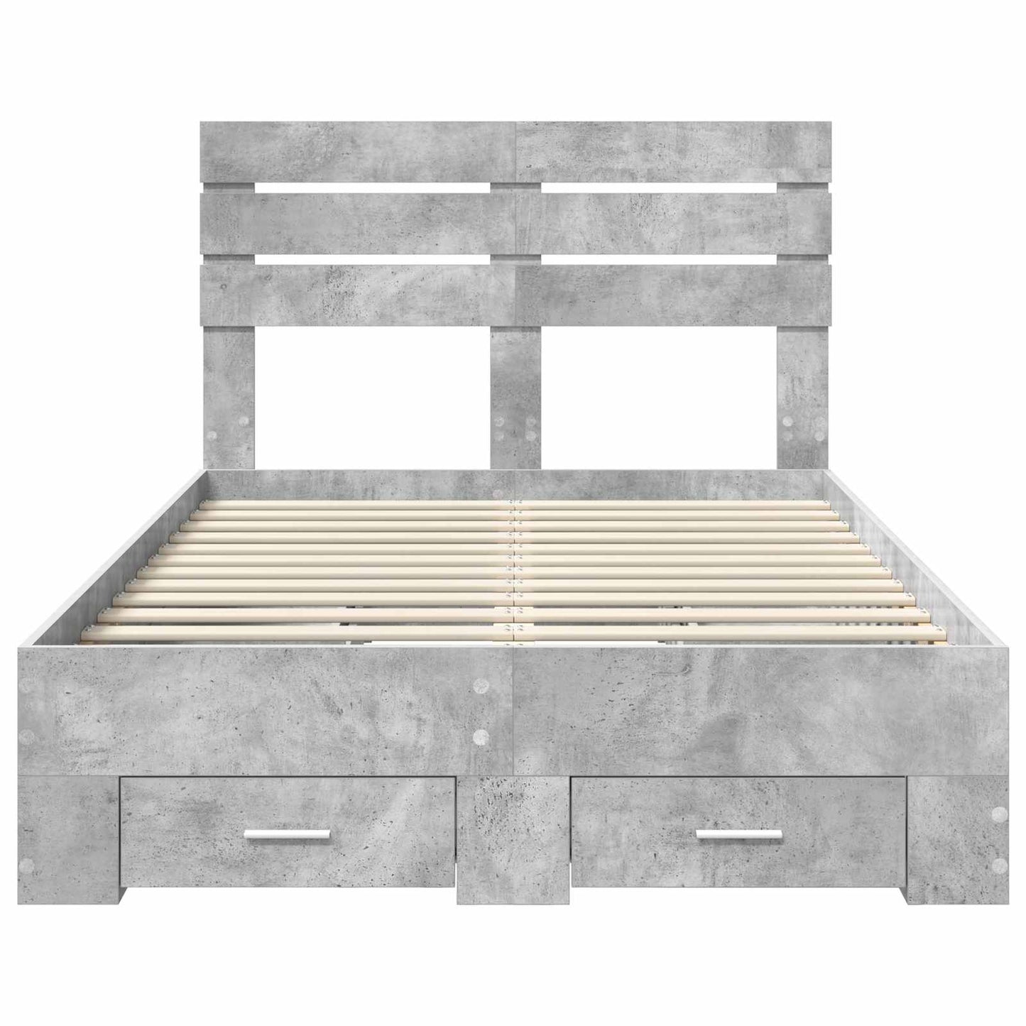 Bedframe met lade met hoofdeinde met opslag Bewerkt hout