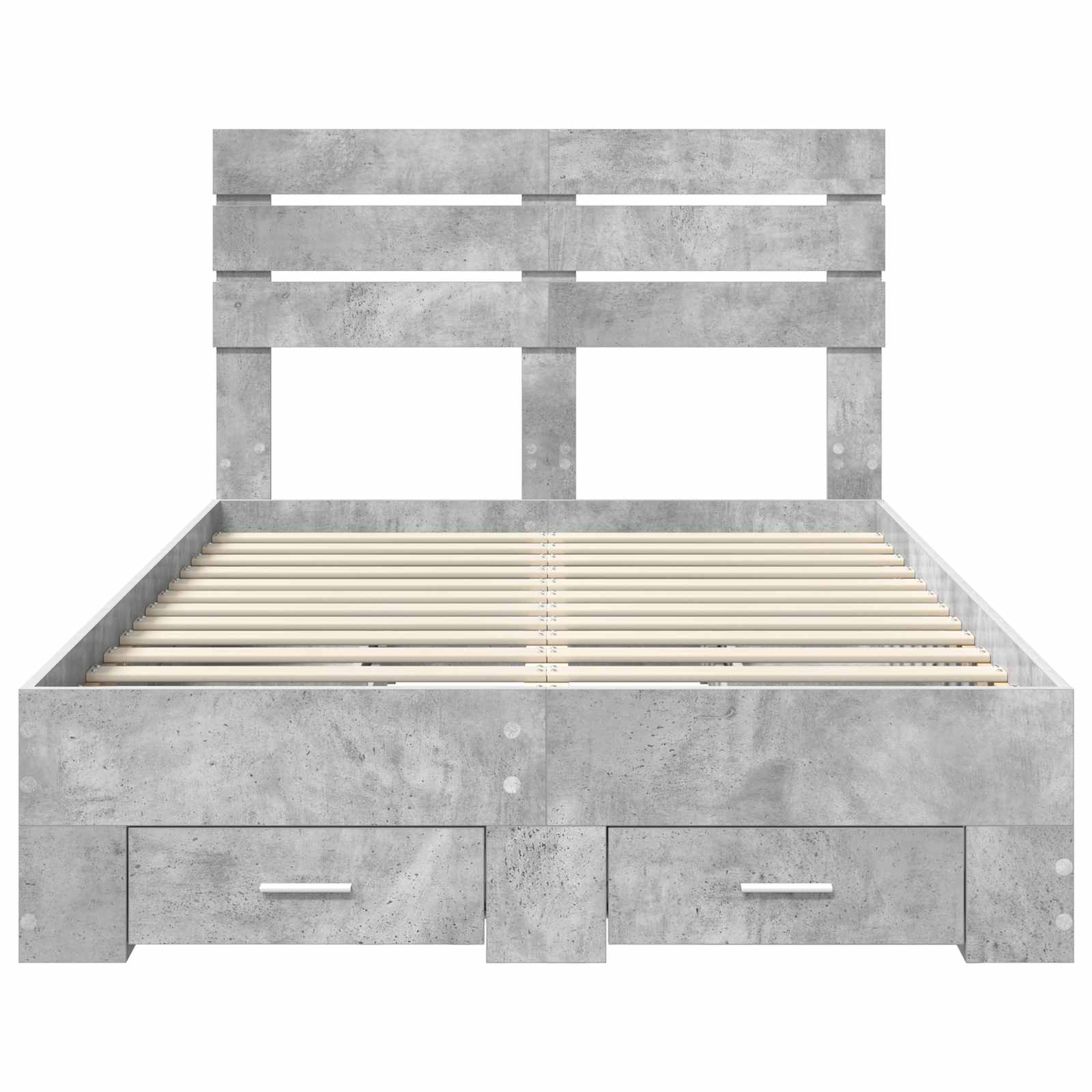 Bedframe met lade met hoofdeinde met opslag Bewerkt hout