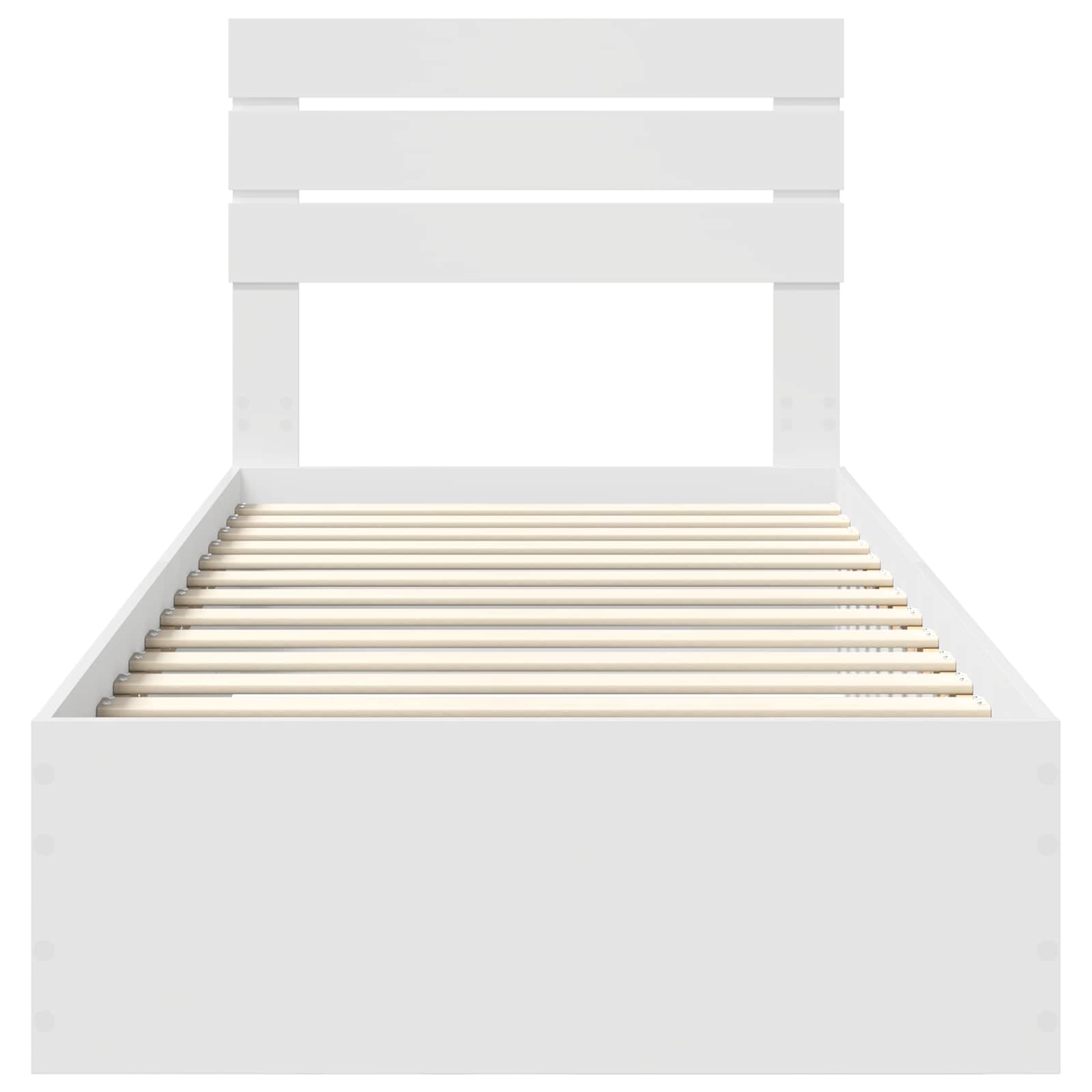 Bedframe met lade met hoofdeinde met opslag Bewerkt hout