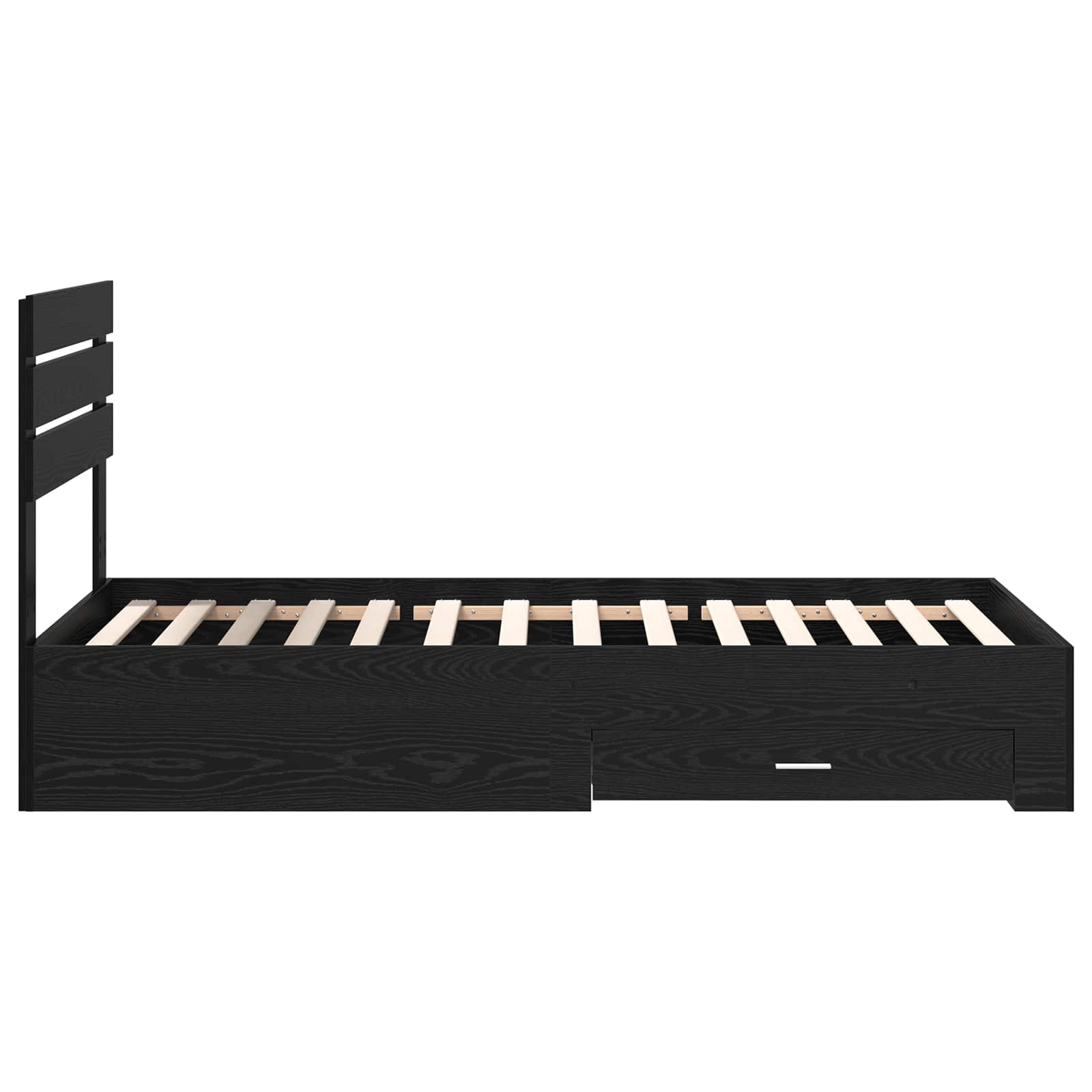 Bedframe met lade met hoofdeinde met opslag Bewerkt hout