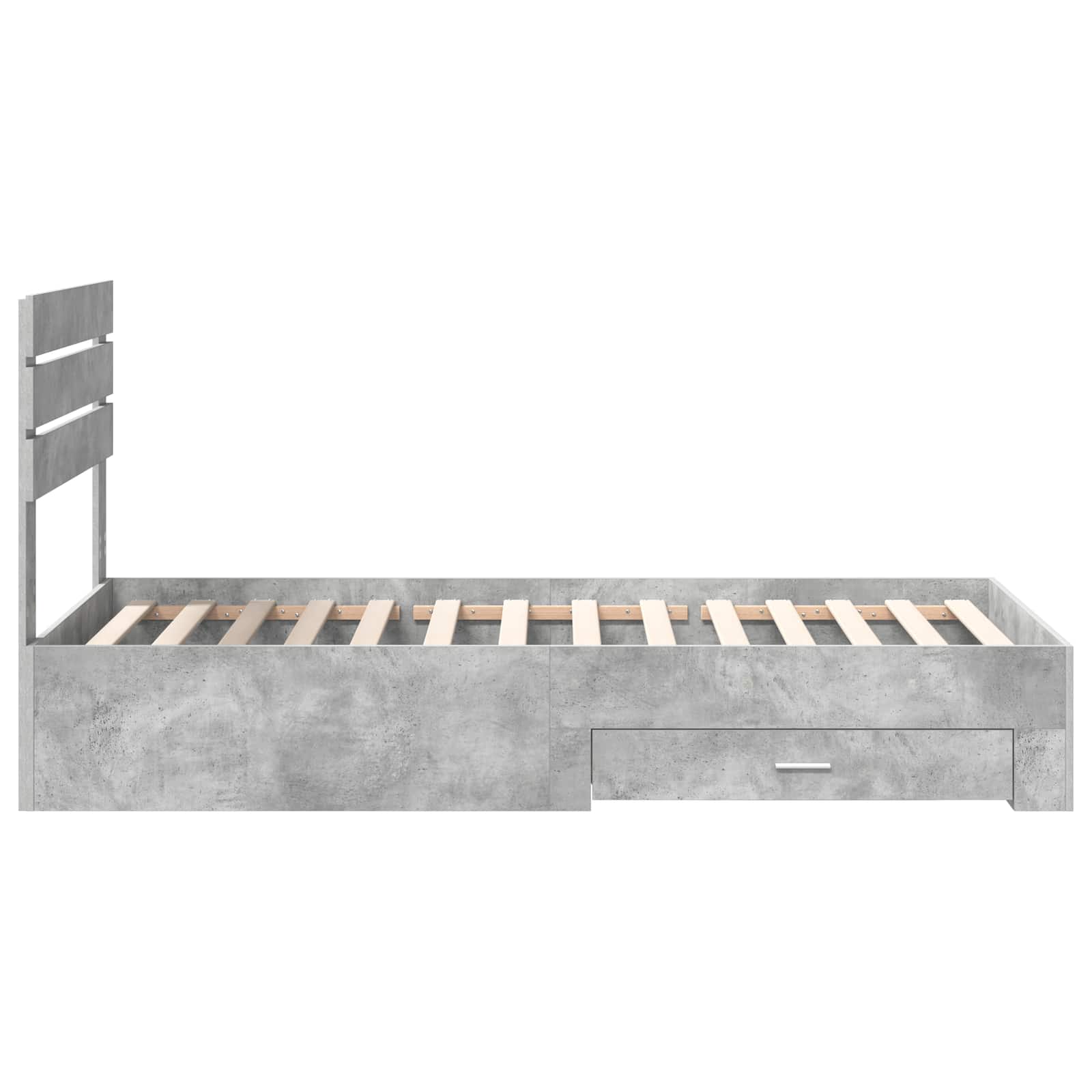 Bedframe met lade met hoofdeinde met opslag Bewerkt hout