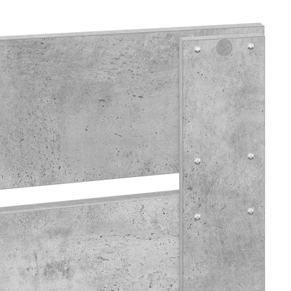 Bedframe Concerte Grijs 150 x 200 cm Massief grenenhout