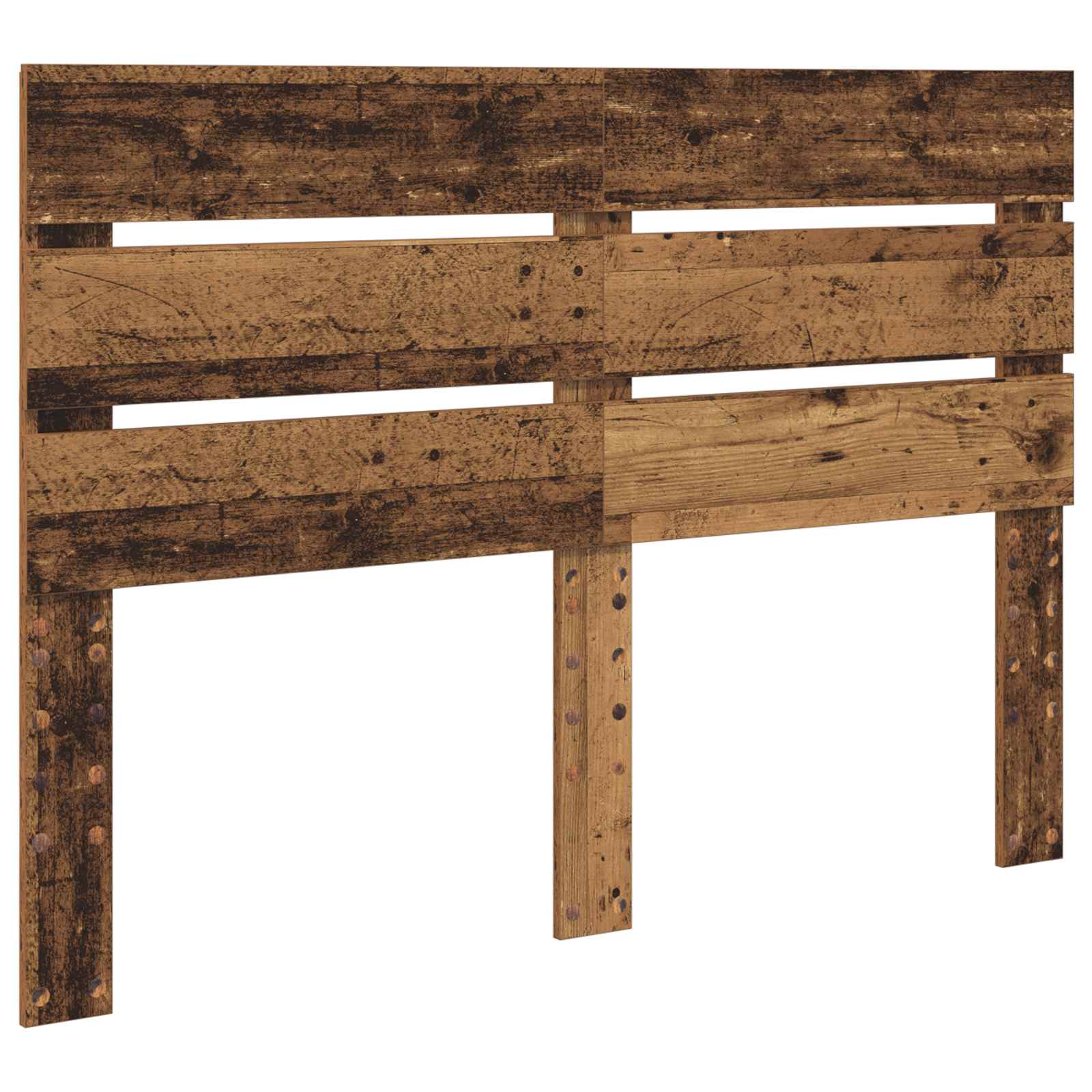 Bedframe met hoofdeinde Oudhout 150 x 200 cm Massief grenenhout