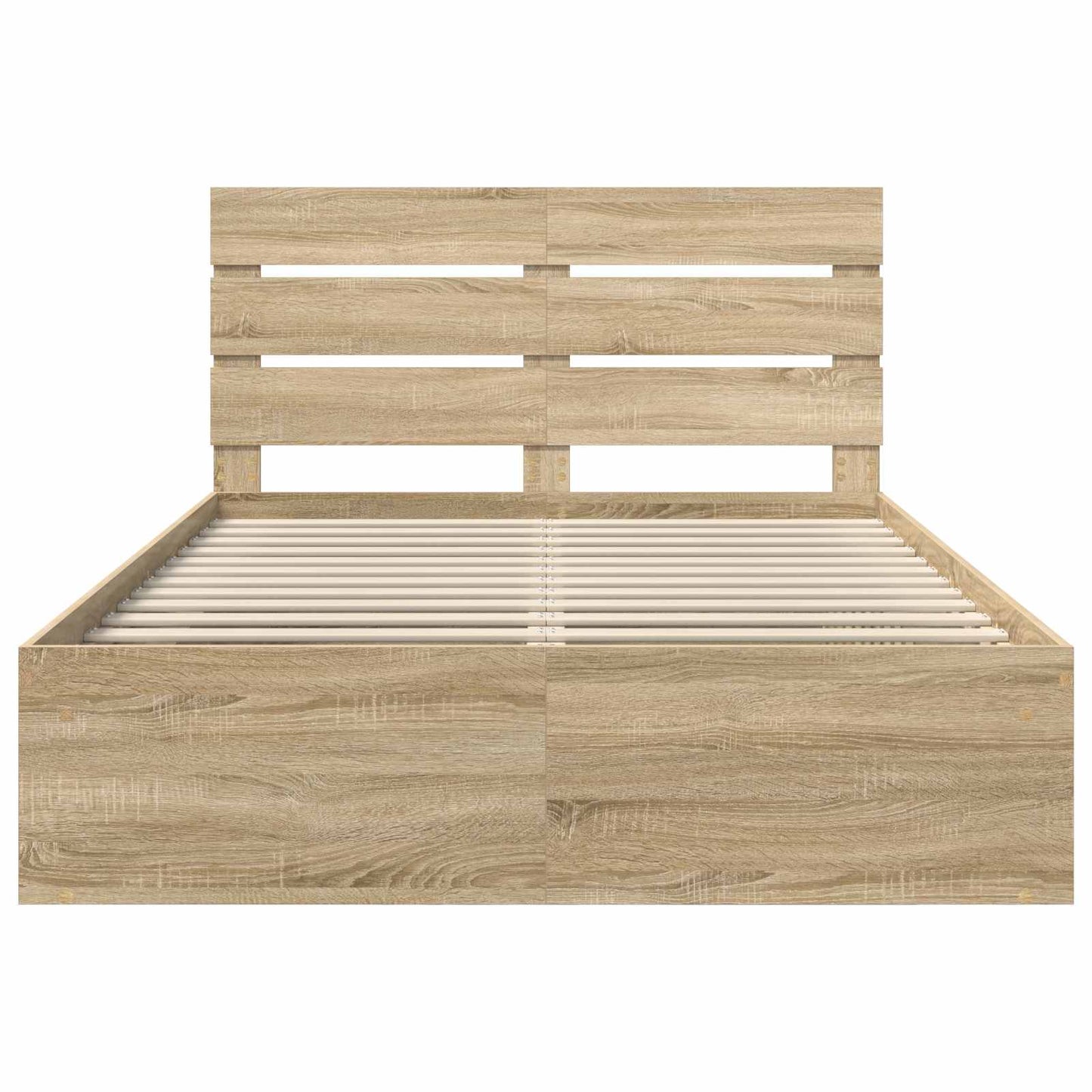 Bedframe met hoofdeinde Sonoma 140 x 200 cm Massief grenenhout