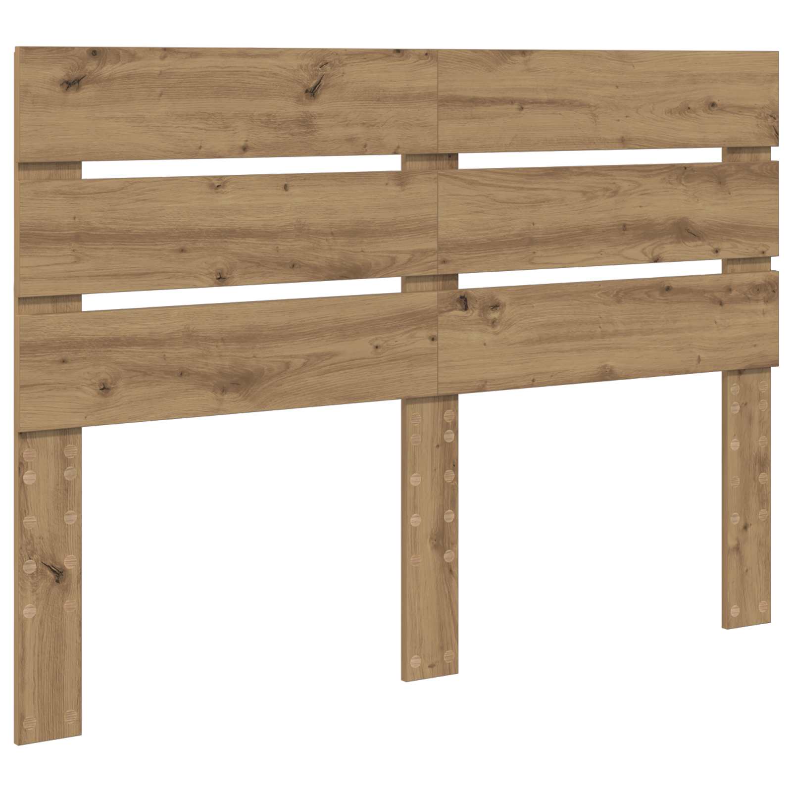 Bedframe Ambachtelijk eiken 140 x 190 cm Massief grenenhout