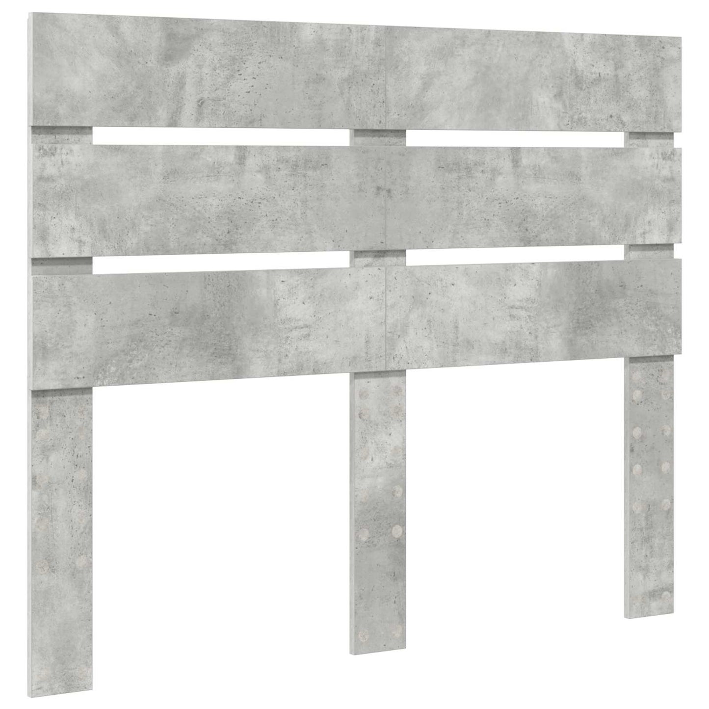 Bedframe Concerte Grijs 135 x 190 cm Massief grenenhout