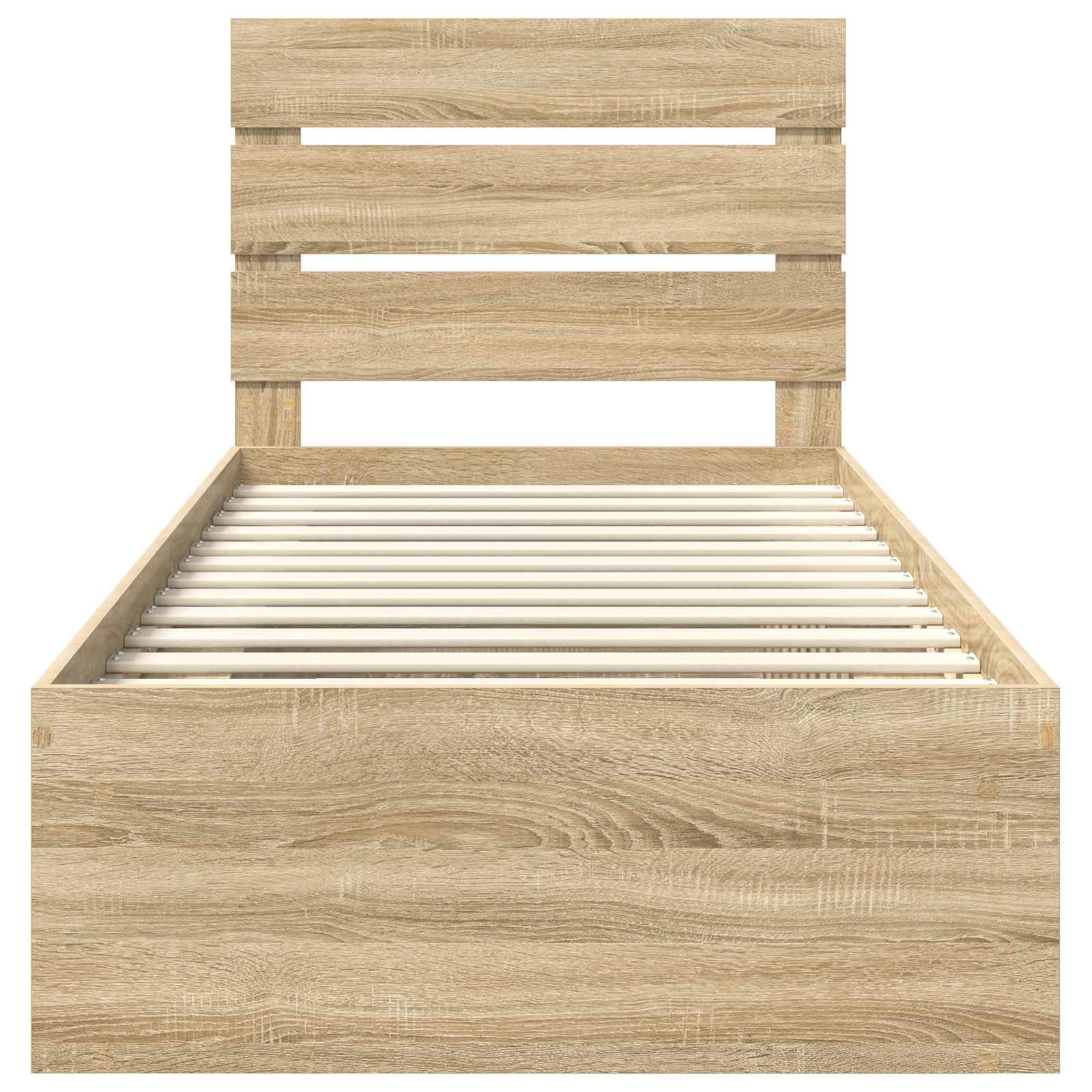 Bedframe Sonoma Eiken 75 x 190 cm Massief grenenhout